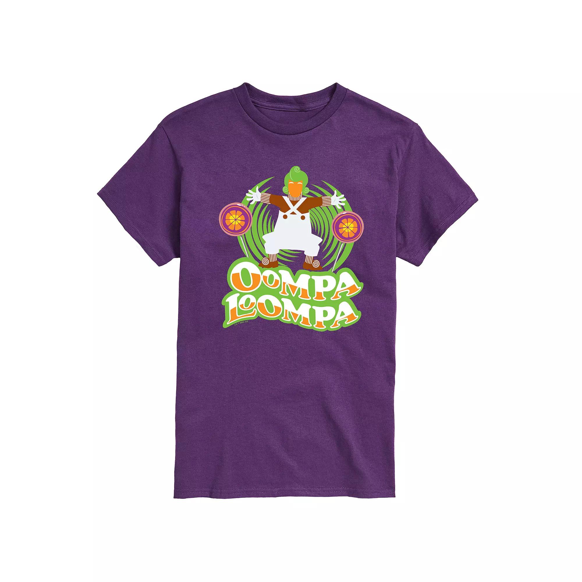 Men's Willy Wonka Oompa Loompa Graphic Tee,  Product Image