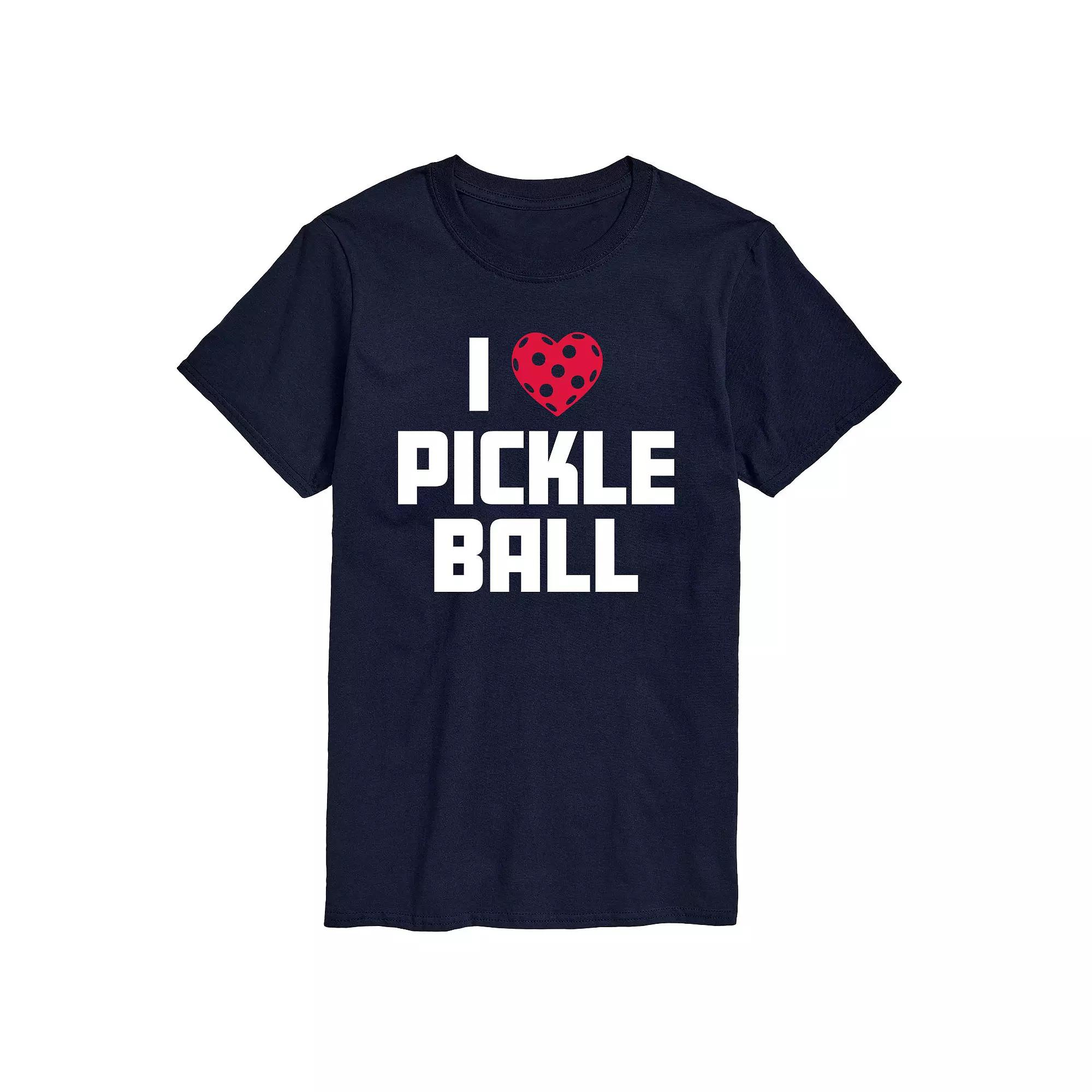 Men's I Love Pickleball Tee,  Product Image