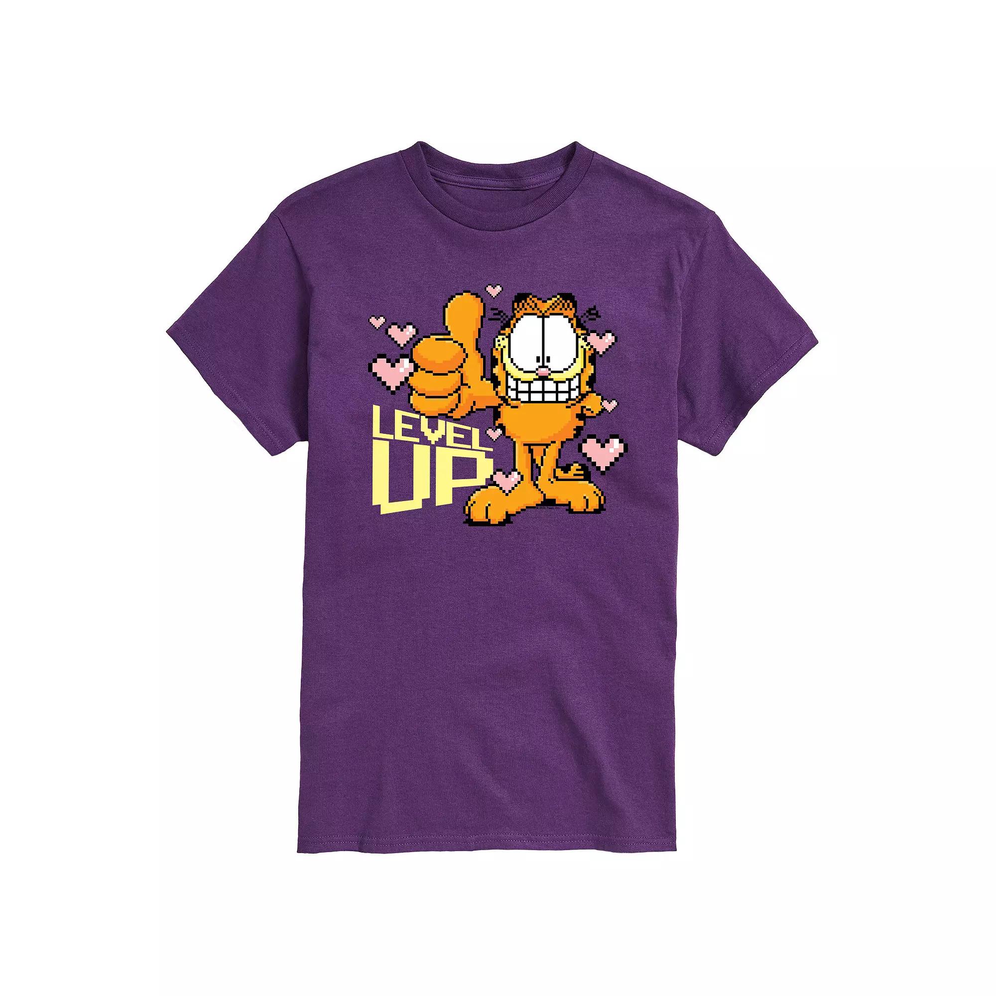 Men's Garfield Level Up Your Life Graphic Tee,  Product Image