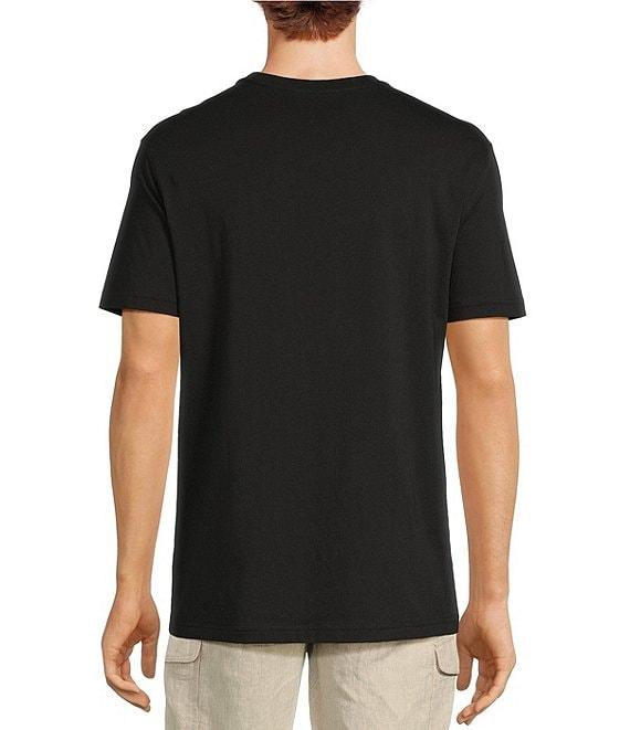 Caribbean Margarita Embroidery Short Sleeve T-Shirt Product Image