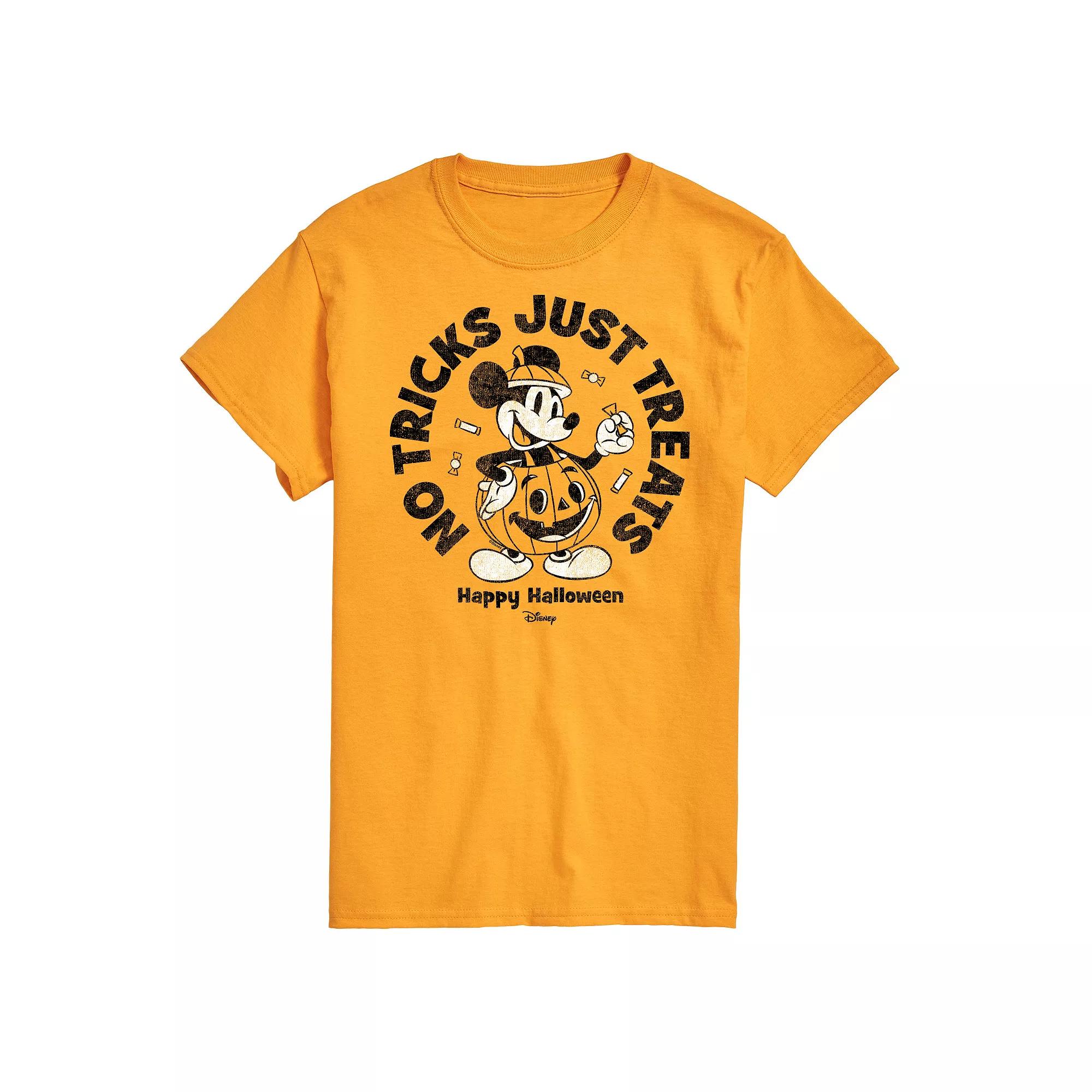 Disney's Mickey Mouse Men's No Tricks Just Treats Graphic Tee,  Product Image
