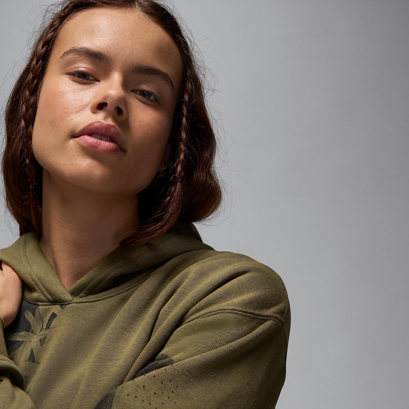 Women's Jordan Brooklyn Fleece Printed Pullover Hoodie Product Image