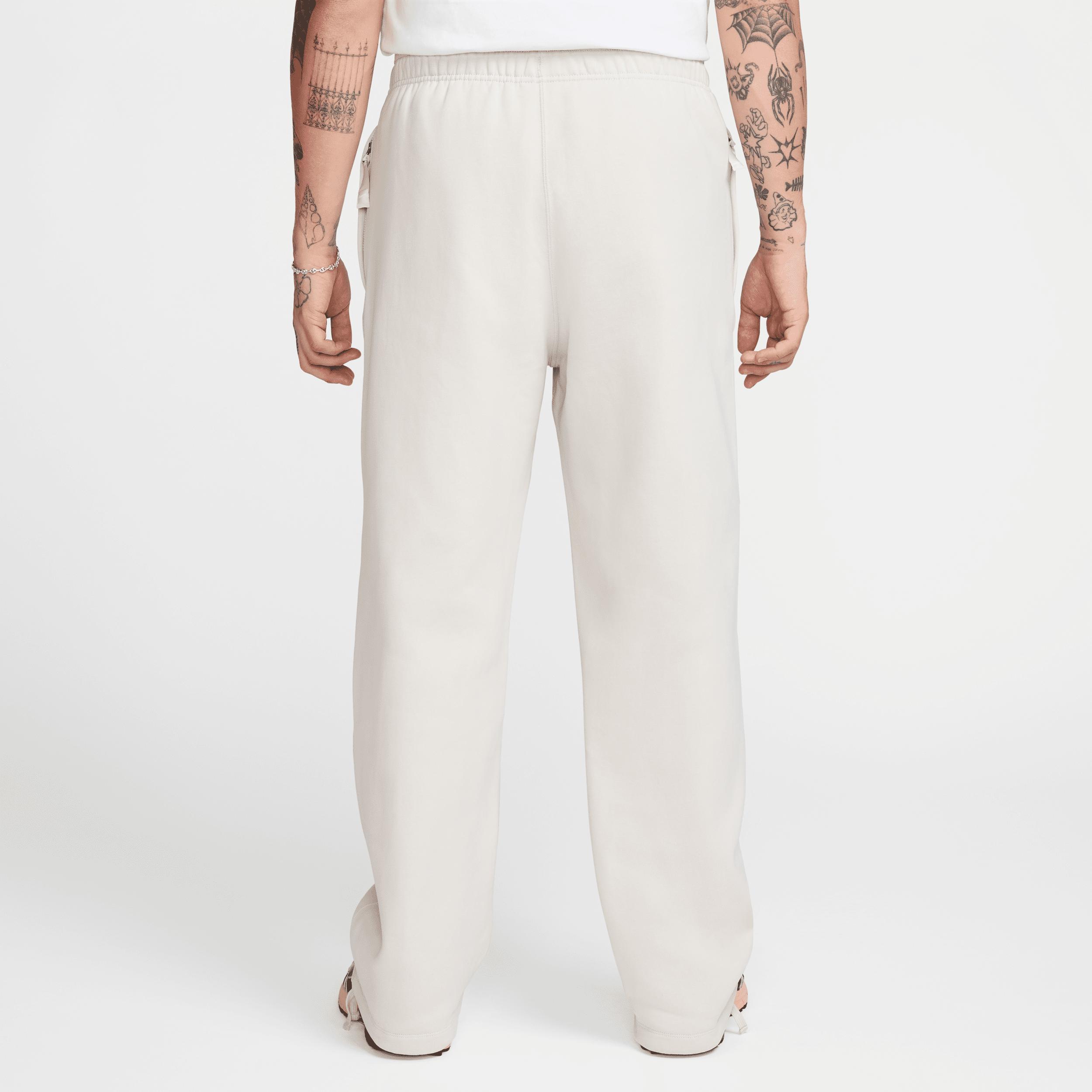 Nike Men's Solo Swoosh Open-Hem Fleece Pants Product Image
