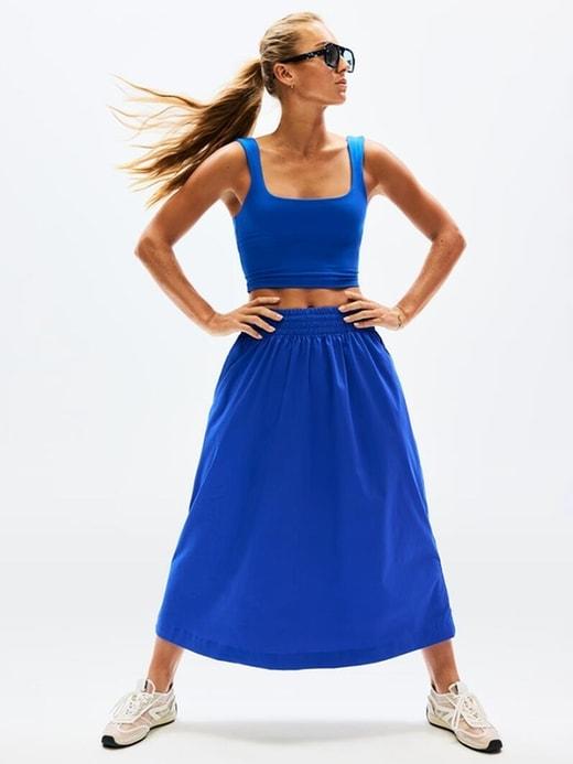 Transcend Square Neck Crop Sports Bra A-C Product Image