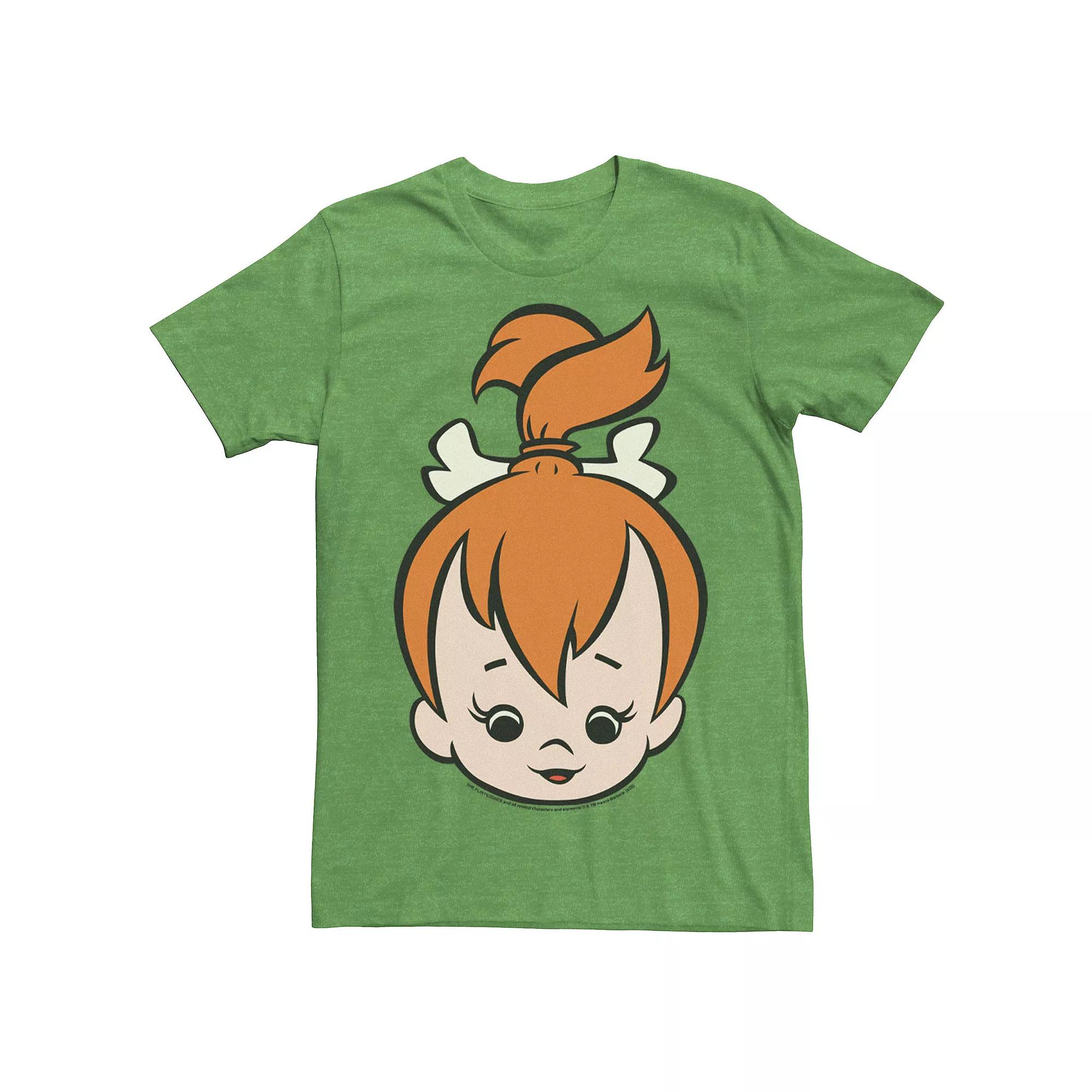 Men's The Flintstones Pebbles Big Face Tee,  Product Image