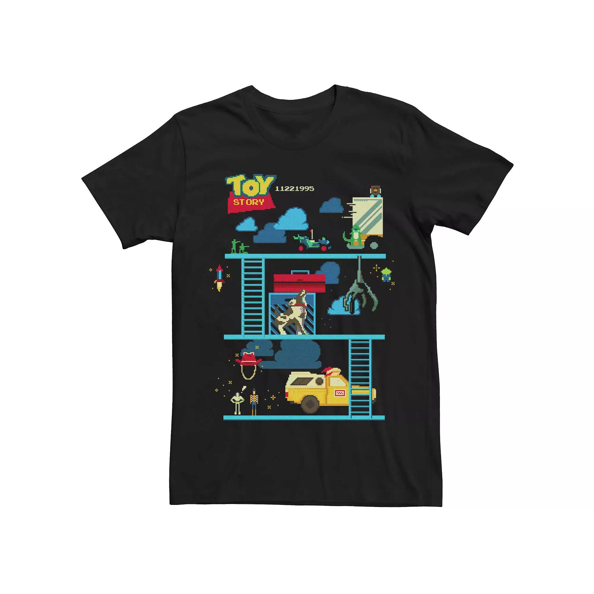 Men's Disney Pixar Toy Story 8-Bit Retro Game Tee,  Product Image