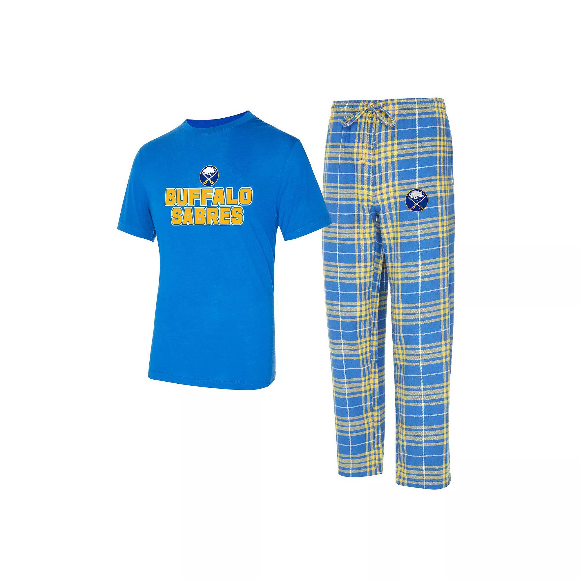 Mens Concepts Sport Buffalo Sabres Vector T-Shirt & Pants Sleep Set Product Image