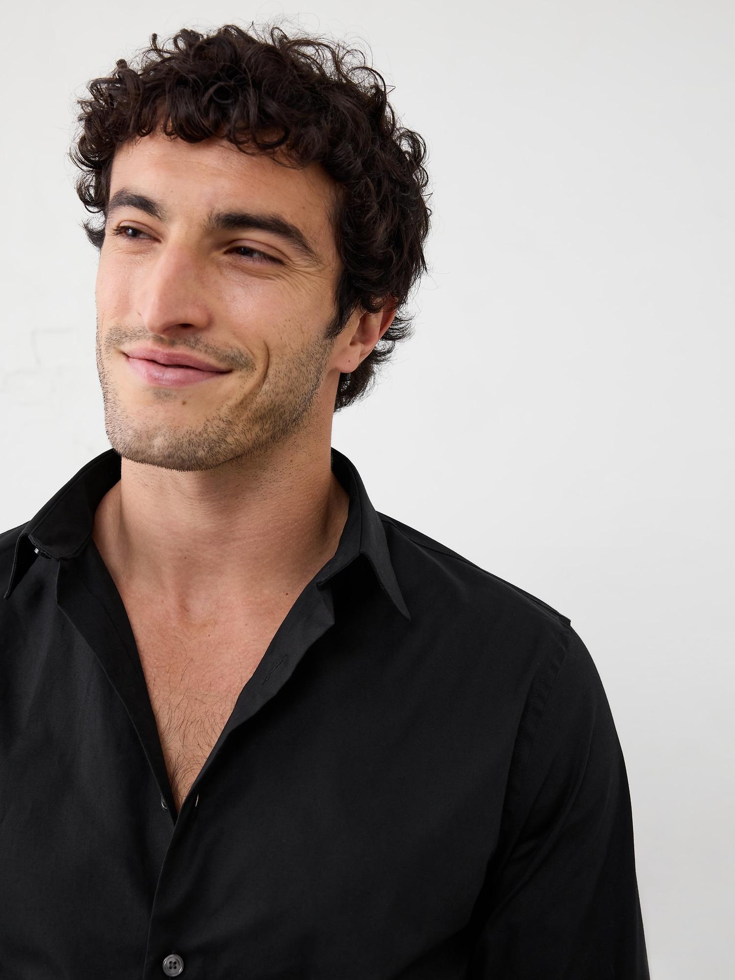 Slim Untucked Dress Shirt Product Image