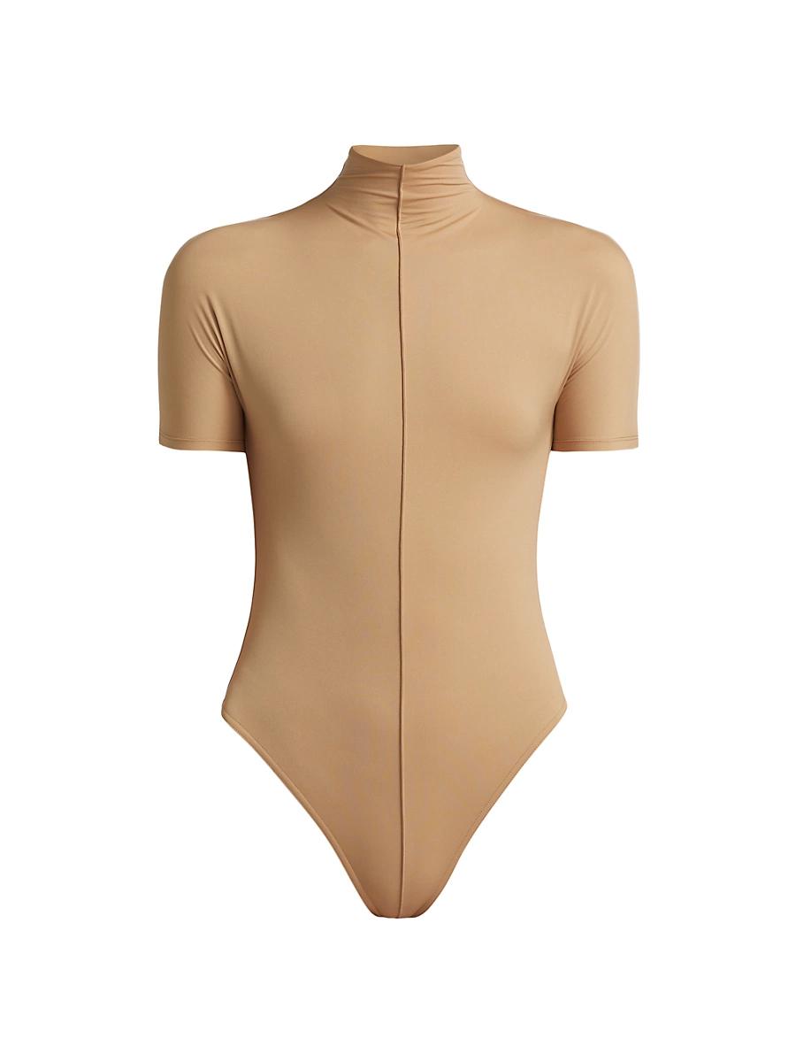 Womens RHW Jersey Short-Sleeve Bodysuit Product Image