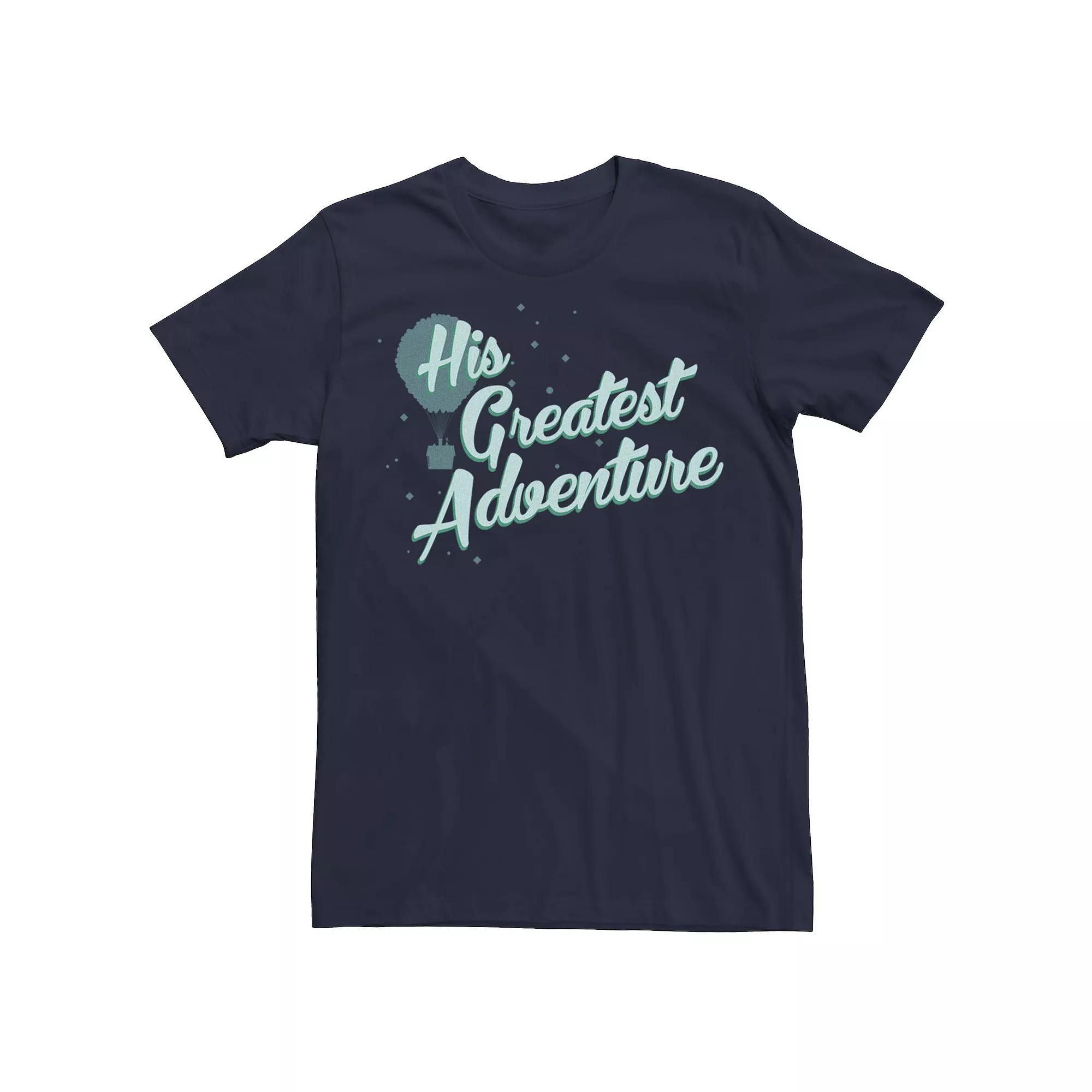 Disney / Pixar's Up Men's Valentine's Day His Greatest Adventure Tee,  Product Image