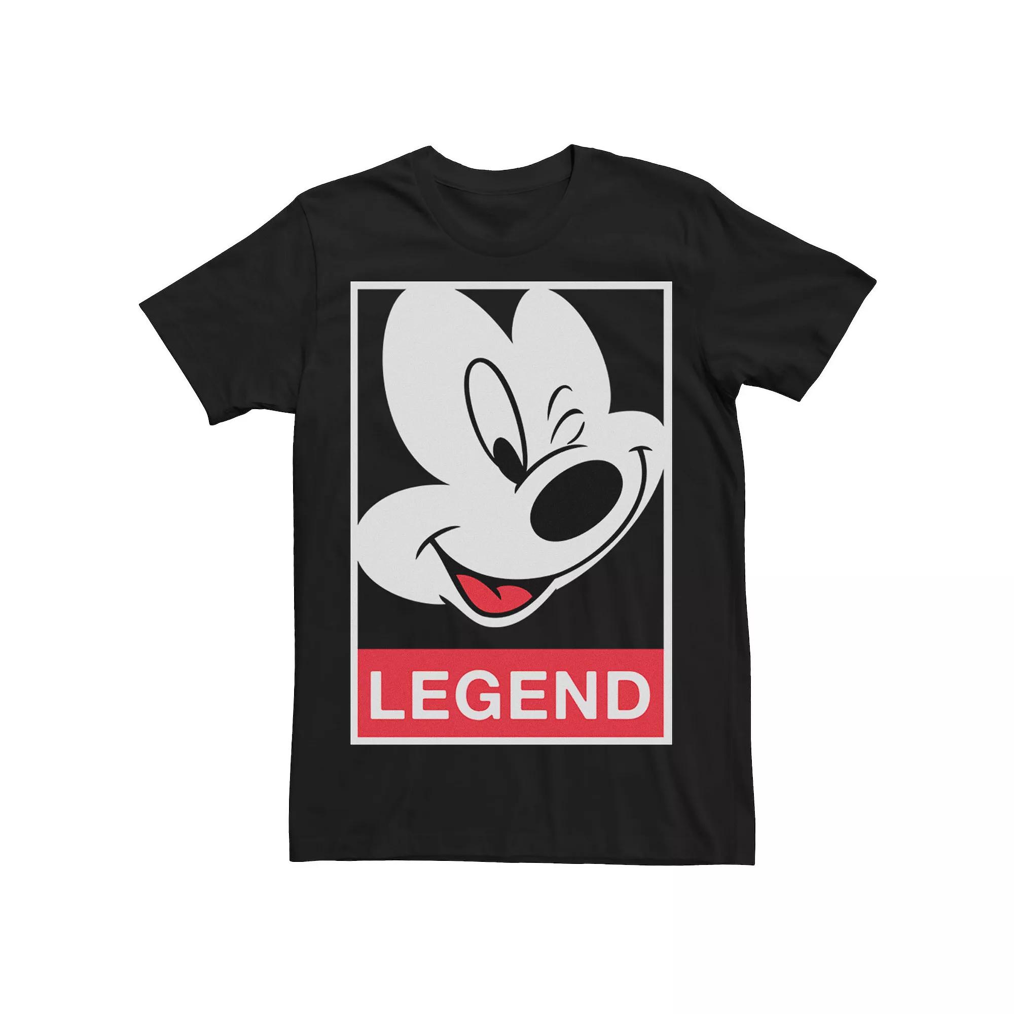 Disney's Mickey Mouse Men's Legend Winking Portrait Tee,  Product Image