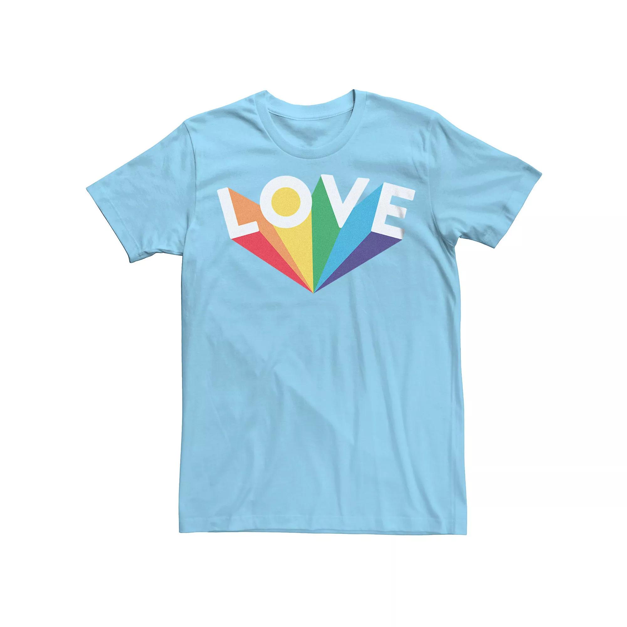 Men's Pride Love Projection Graphic Tee,  Product Image