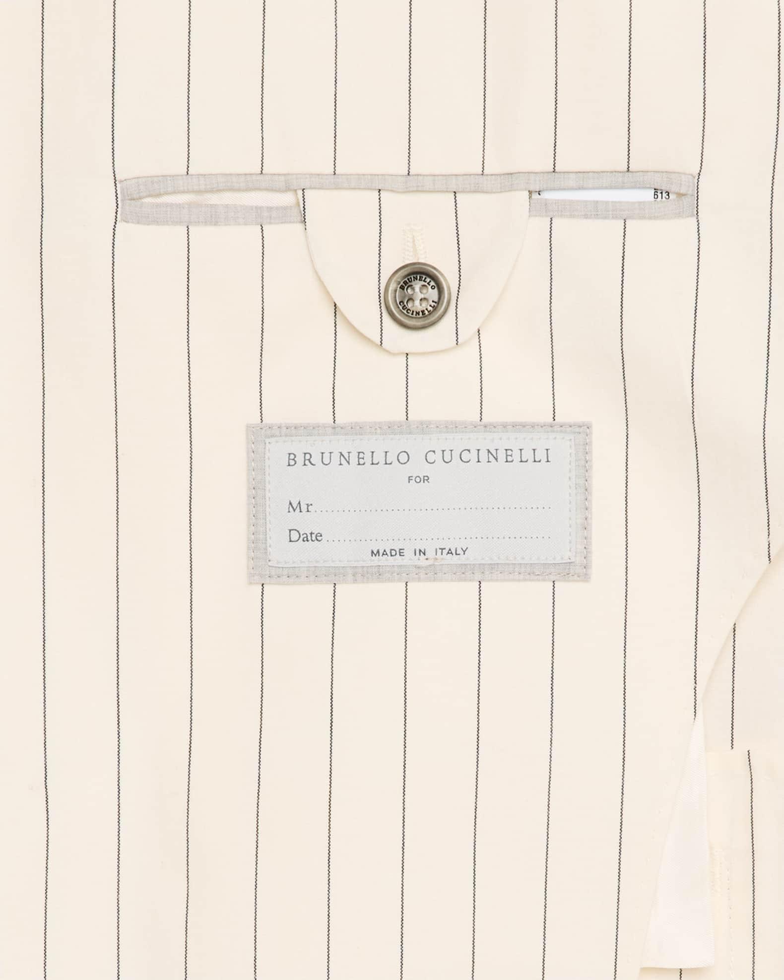 Men's Double-Breasted Pinstripe Sport Coat Product Image