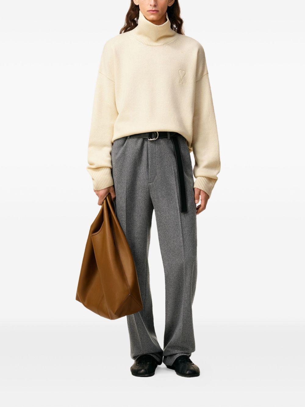 Ami De Coeur funnel-neck wool sweater Product Image