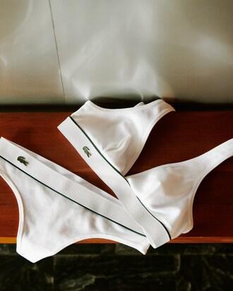 Ribbed Cotton Triangle Bralette Product Image