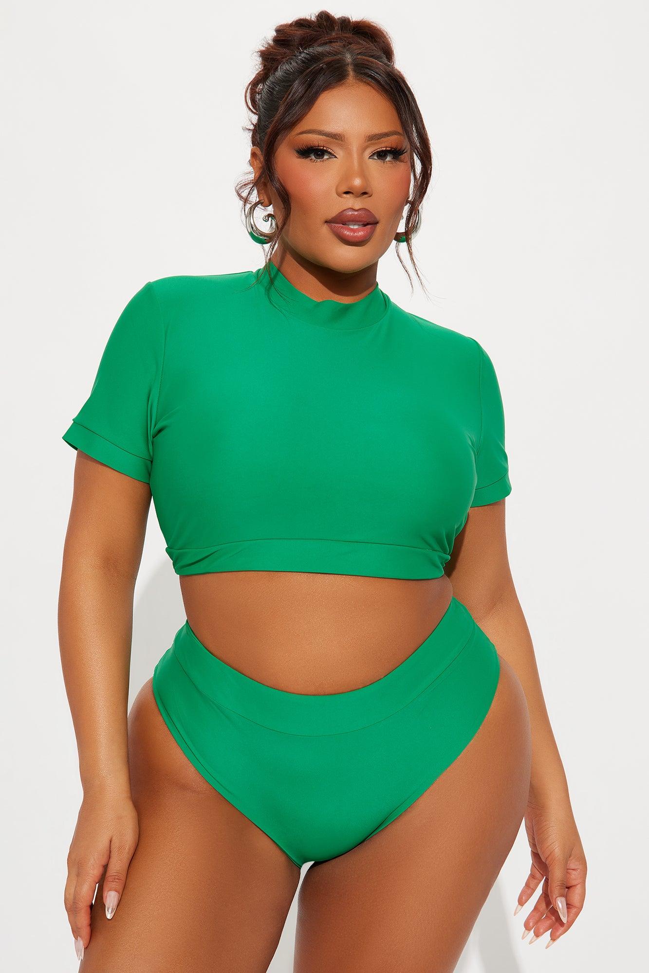 Another Beach Trip 2 Piece Bikini - Kelly Green Product Image