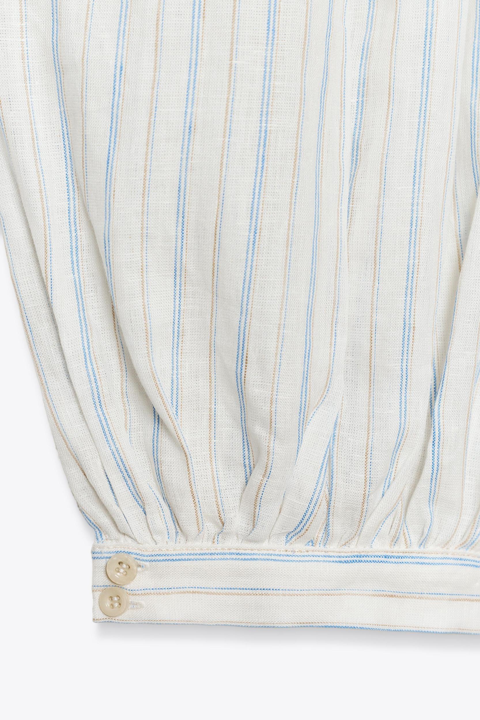 ZW COLLECTION STRIPED BALLOON PANTS Product Image