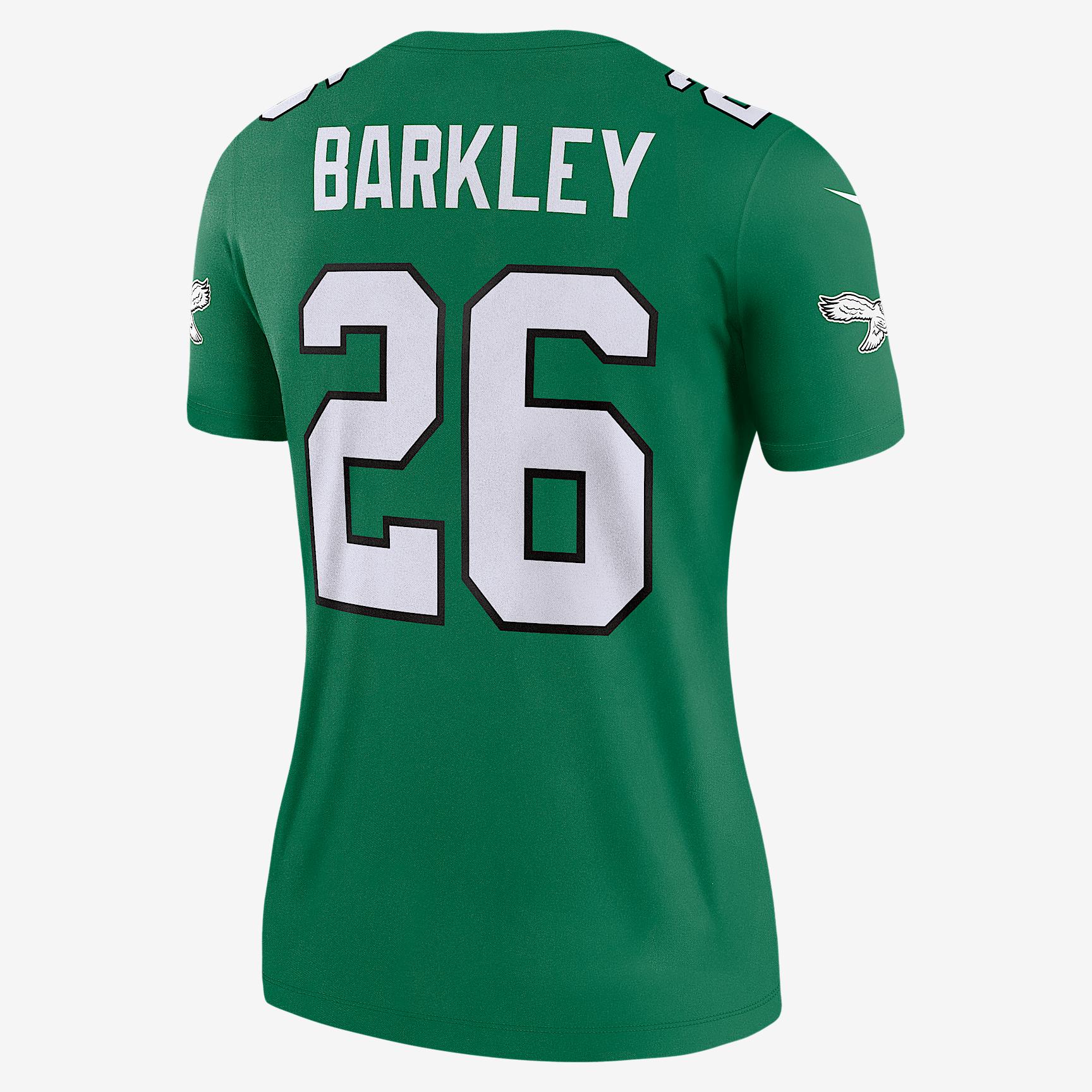 Saquon Barkley Philadelphia Eagles Nike Womens Dri-FIT NFL Legend Jersey | 94NW03T786F-YZ2 Product Image