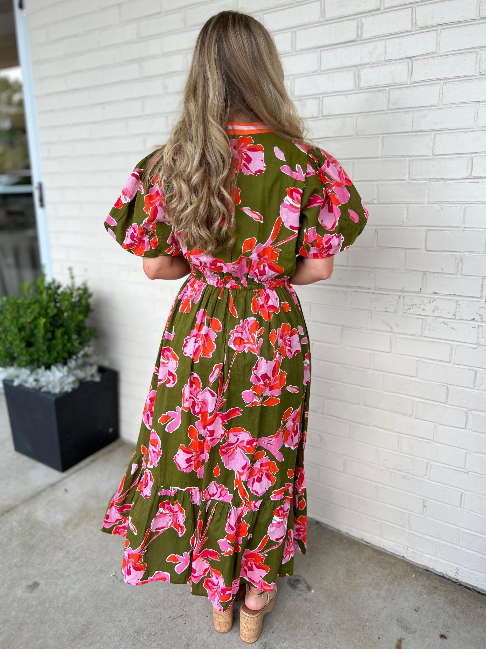Shane Floral Maxi Dress Product Image