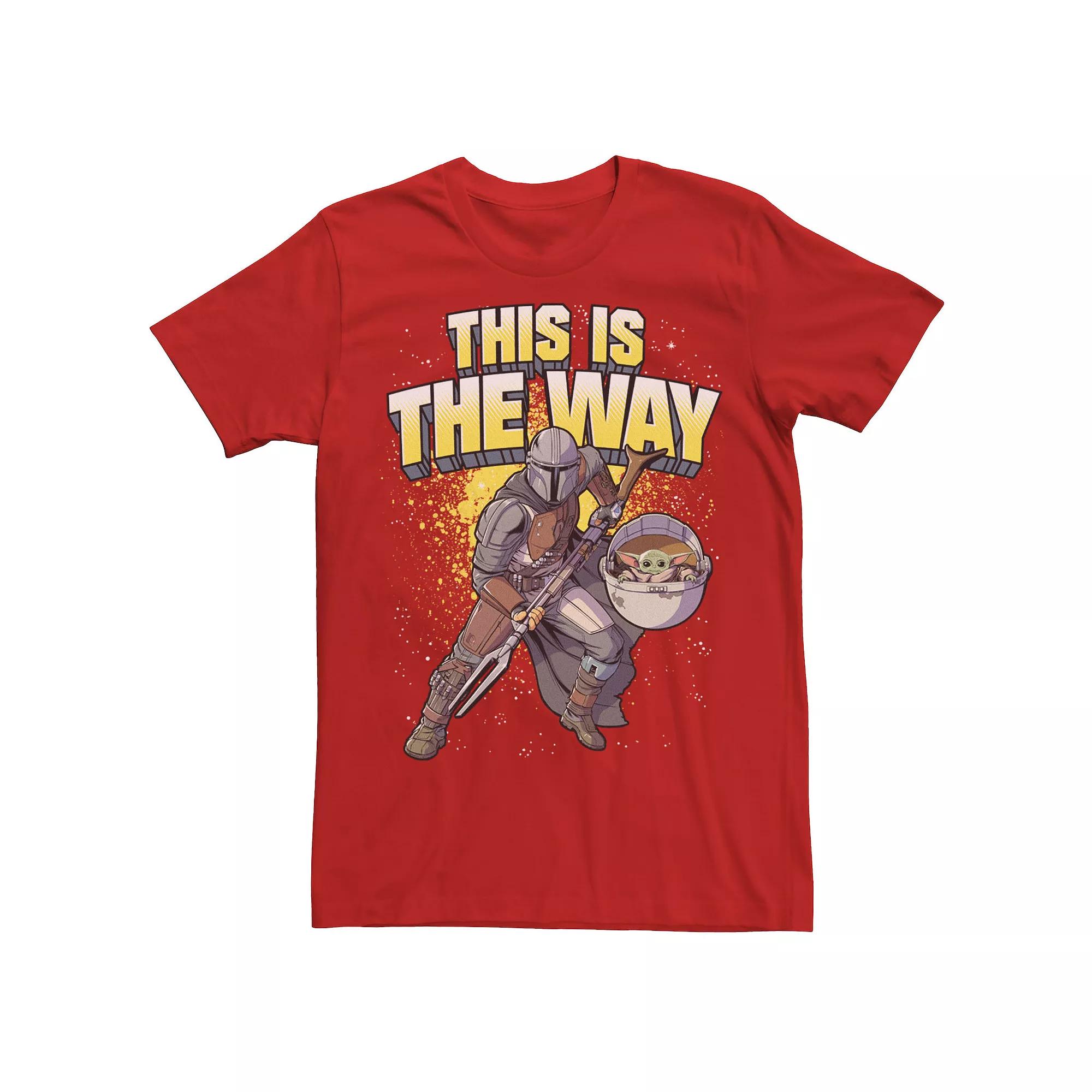 Men's Star Wars: The Mandalorian This Is The Way Action Pose Tee,  Product Image