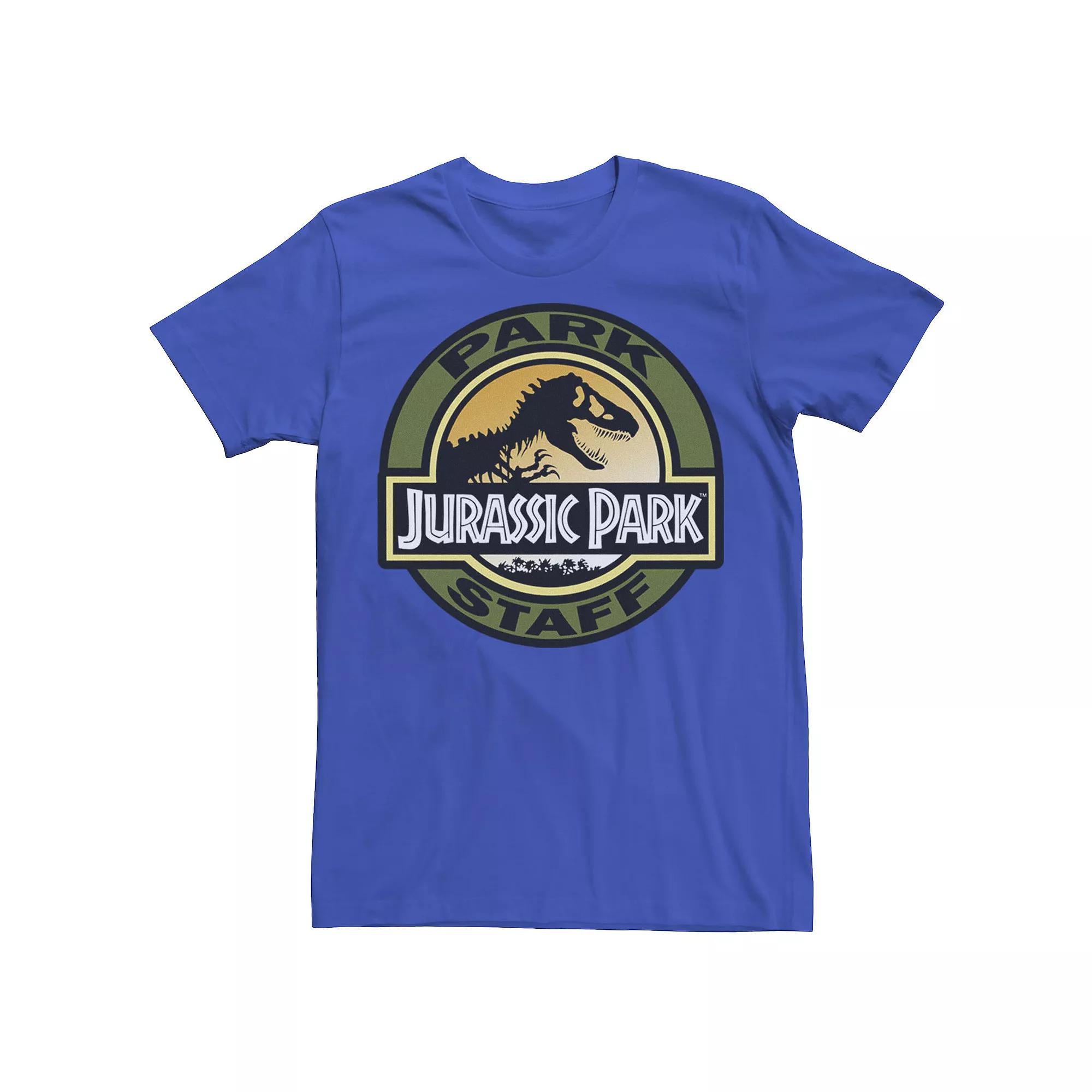 Men's Jurassic Park Staff Icon T-Rex Skeleton Tee,  Product Image