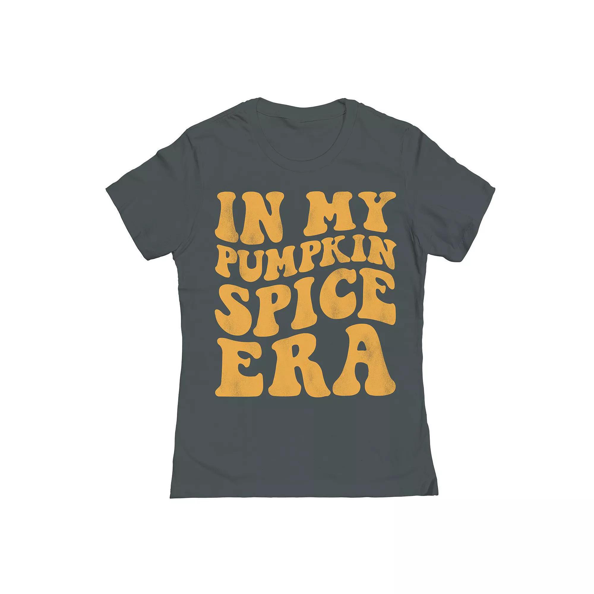 Junior's Grayson Threads by Tai Apparel Pumpkin Era Spice Graphic Tee, Women's, Size: XXL, Heavy Grey Product Image