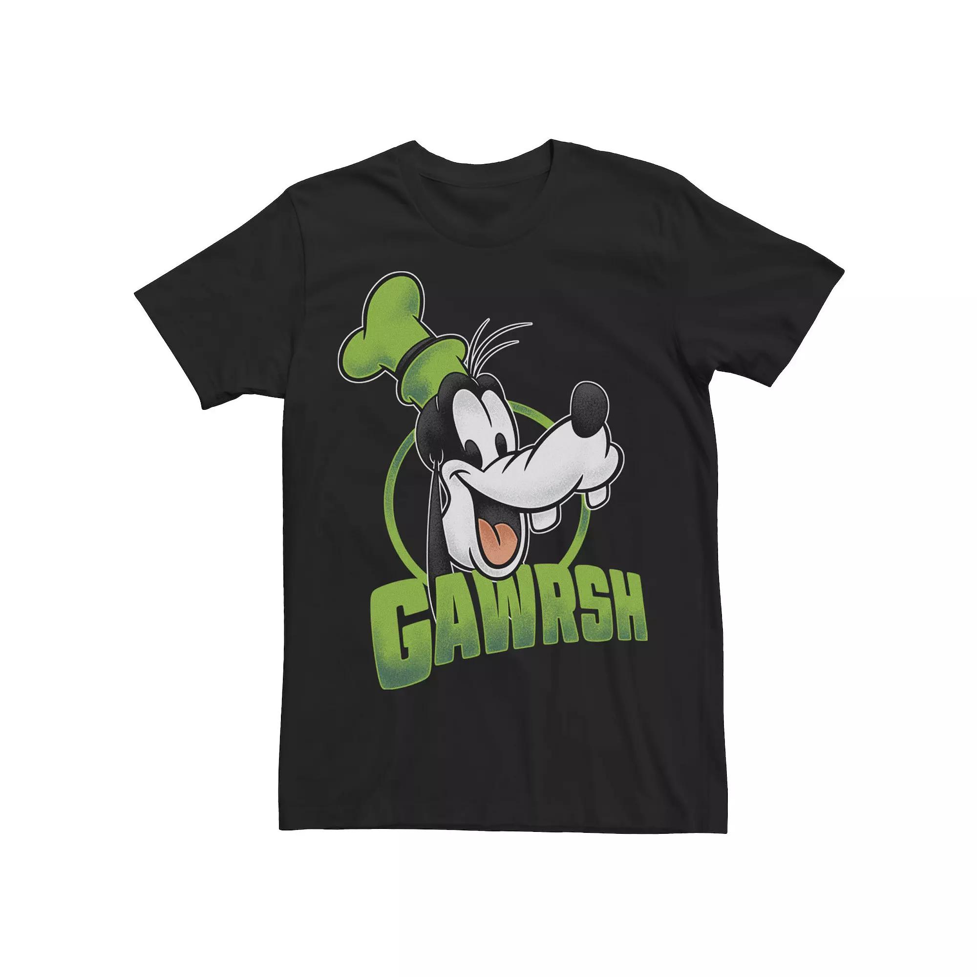 Disney's Mickey And Friends Goofy Gawrsh Portrait Men's Tee,  Product Image