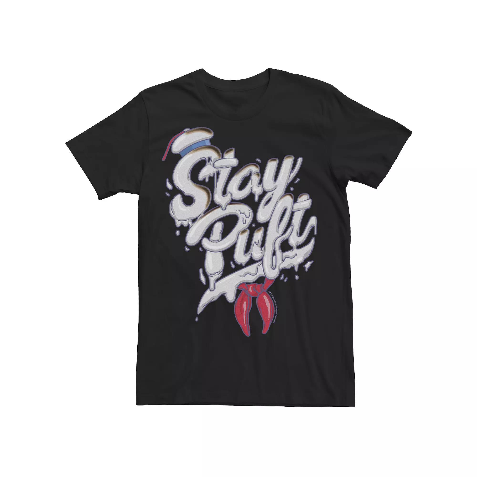 Men's Ghostbusters Stay Puft Marshmallow Font Tee,  Product Image