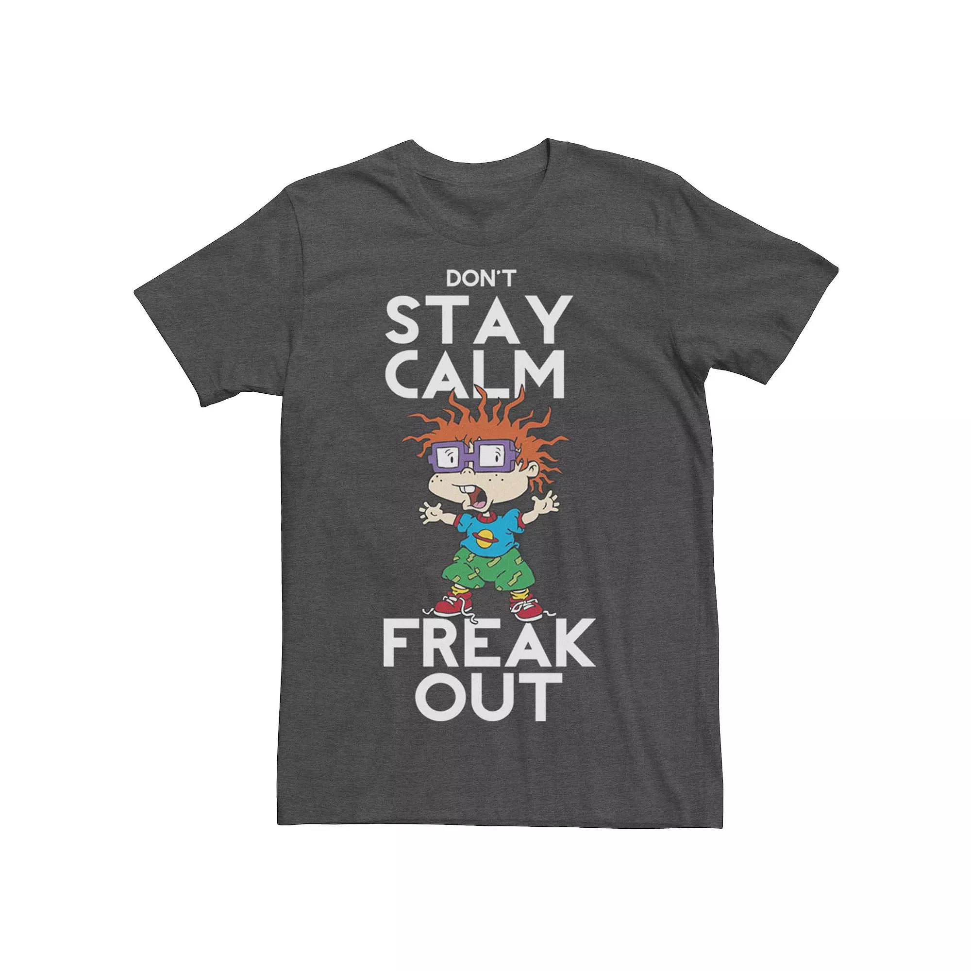 Men's Nickelodeon Rugrats Chuckie Don't Stay Calm Freak Out Graphic Tee,  Product Image