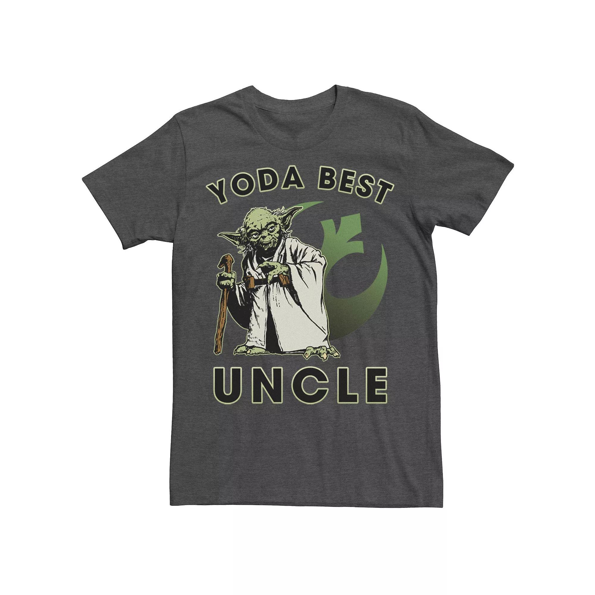 Men's Star Wars "Yoda Best Uncle" Rebel Logo Tee,  Product Image