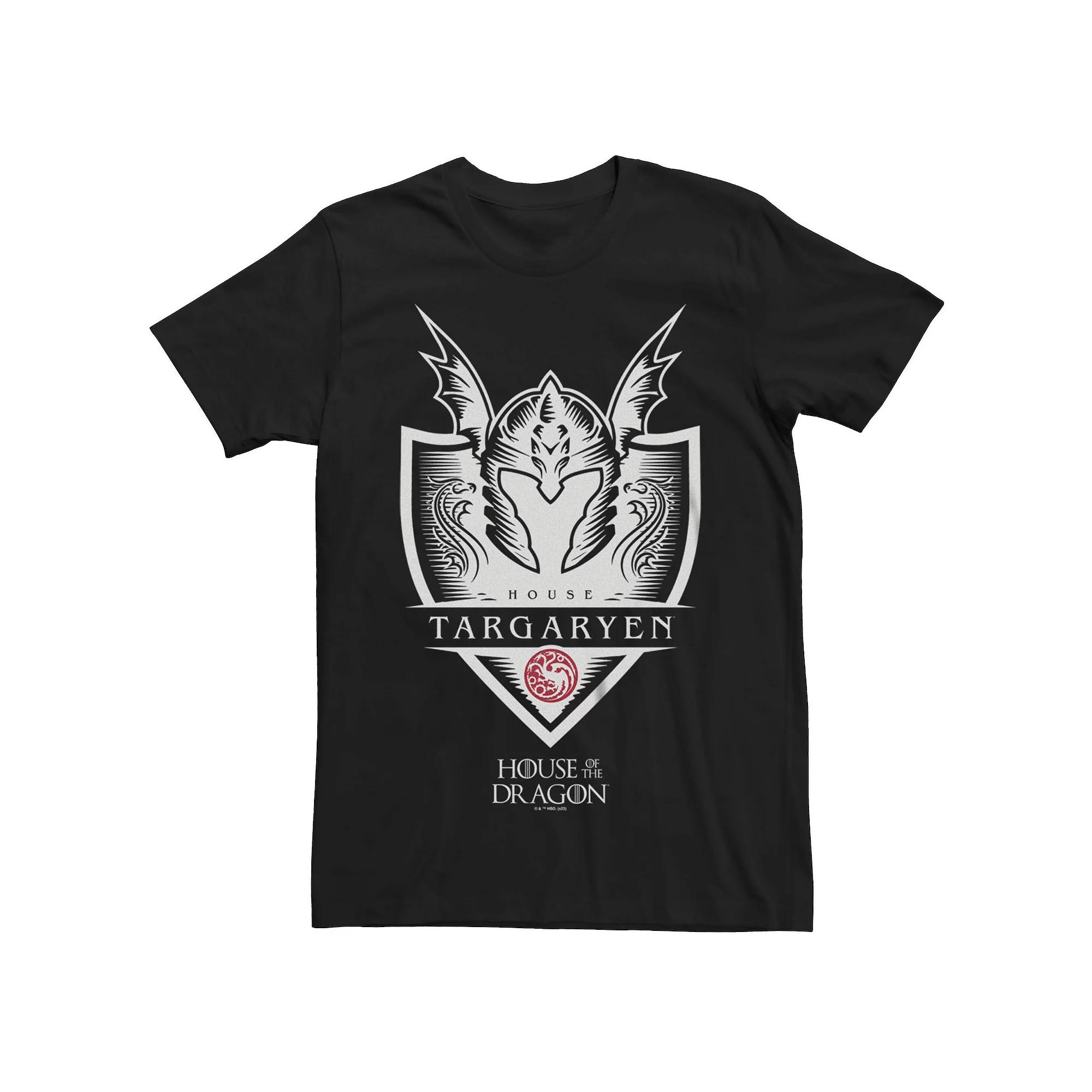 Men's House Of The Dragon House Targaryen Shield Graphic Tee,  Product Image