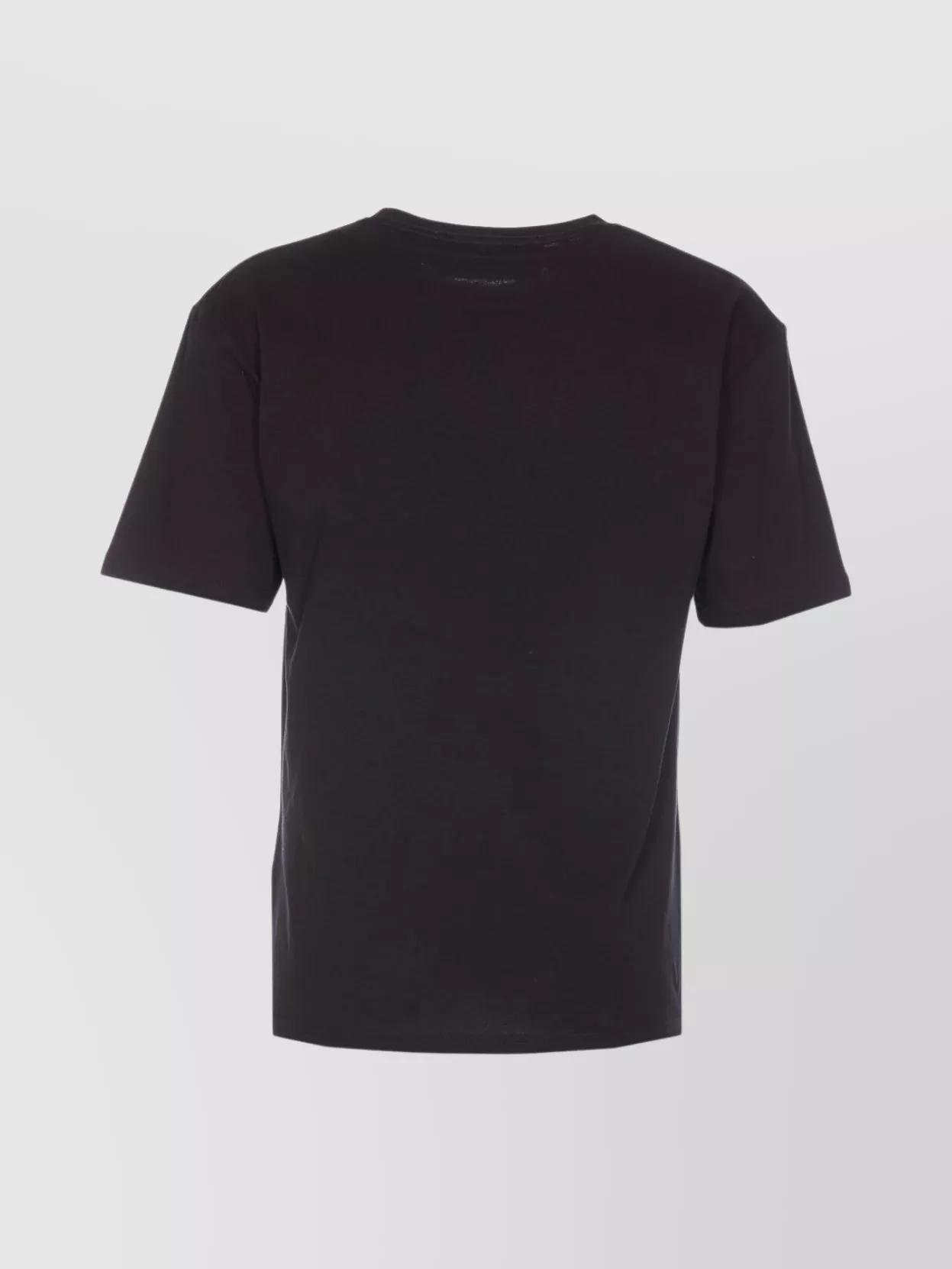 VALENTINO Crew Neck Short Sleeves T-shirts In Black Product Image