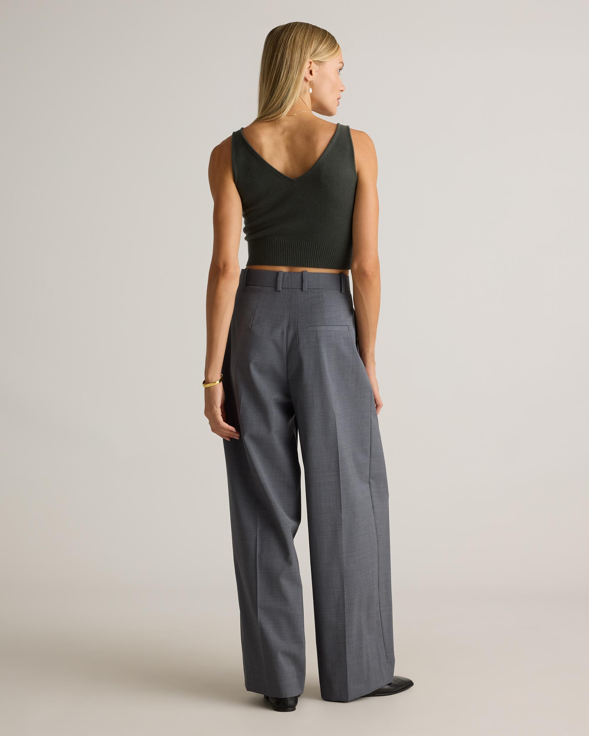 Quince | Women's Mongolian Cashmere Cropped Tank Top Product Image