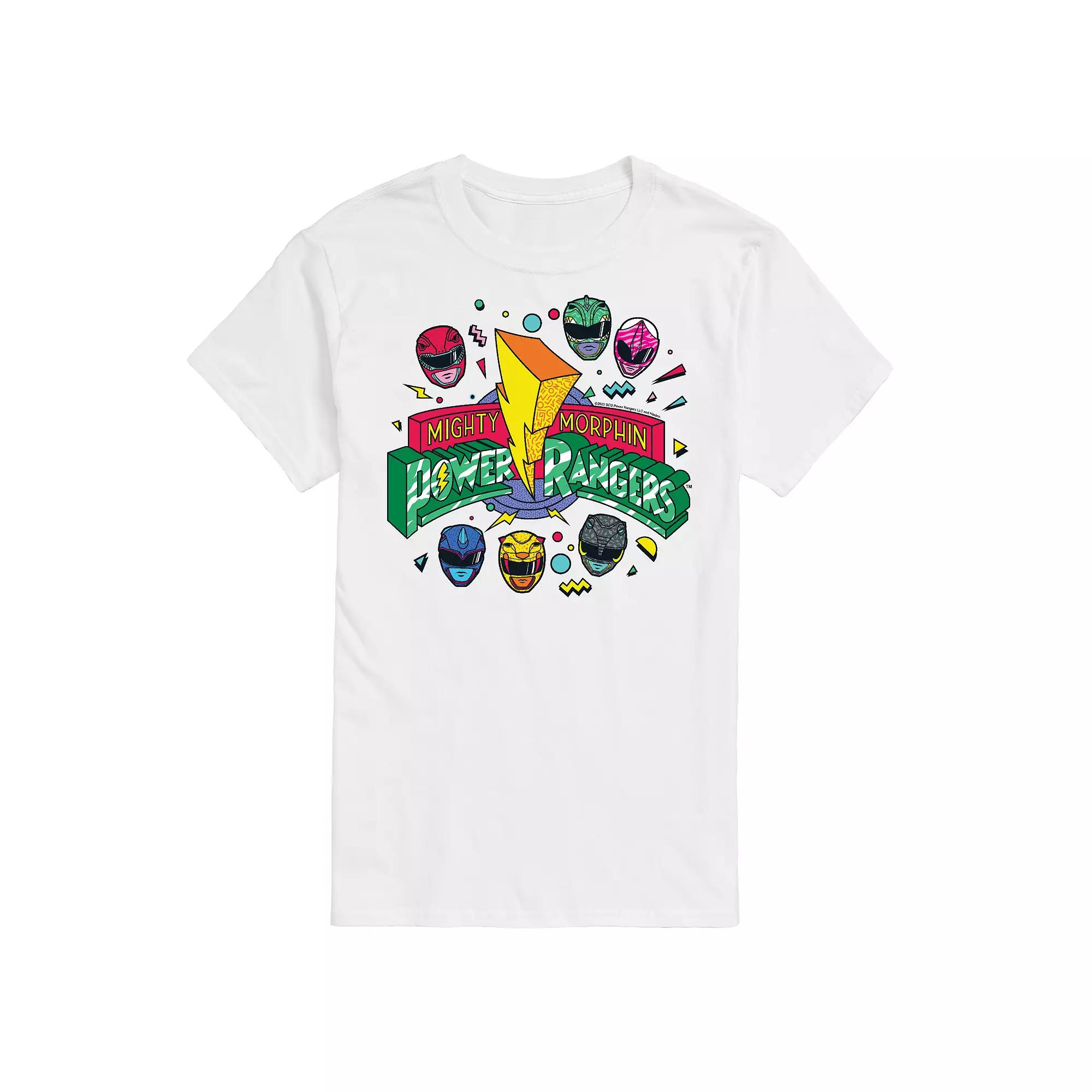 Men's Power Rangers 90s Logo Graphic Tee,  Product Image