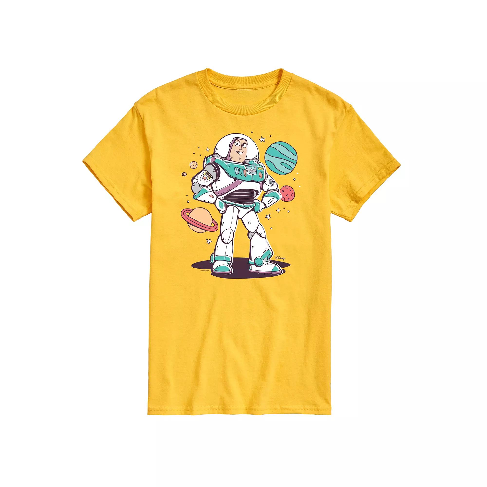 Disney / Pixar's Toy Story 4 Men's Buzz and Planets Graphic Tee,  Product Image