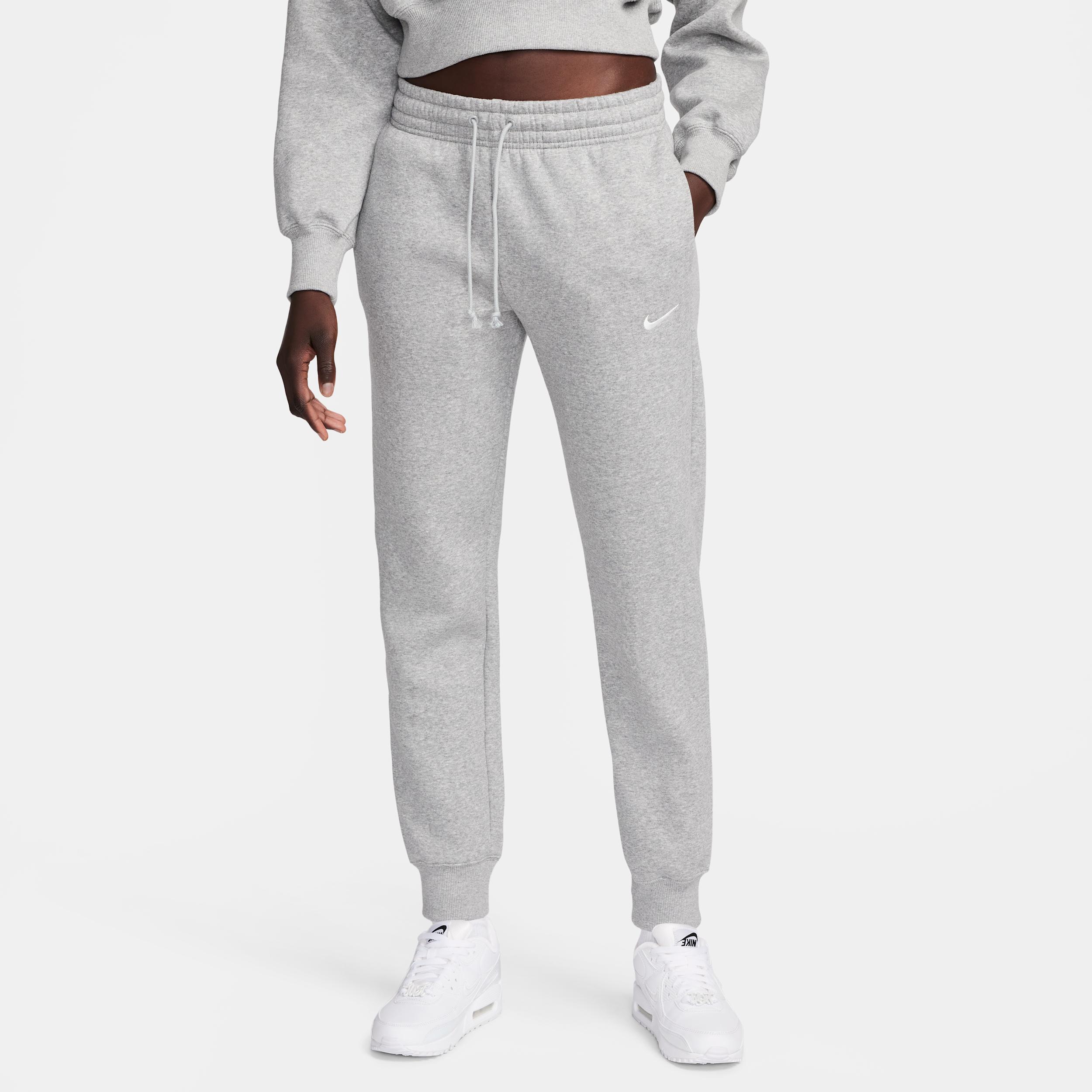 Womens Nike Sportswear Phoenix Fleece Mid-Rise Sweatpants | FZ7626-063 Product Image