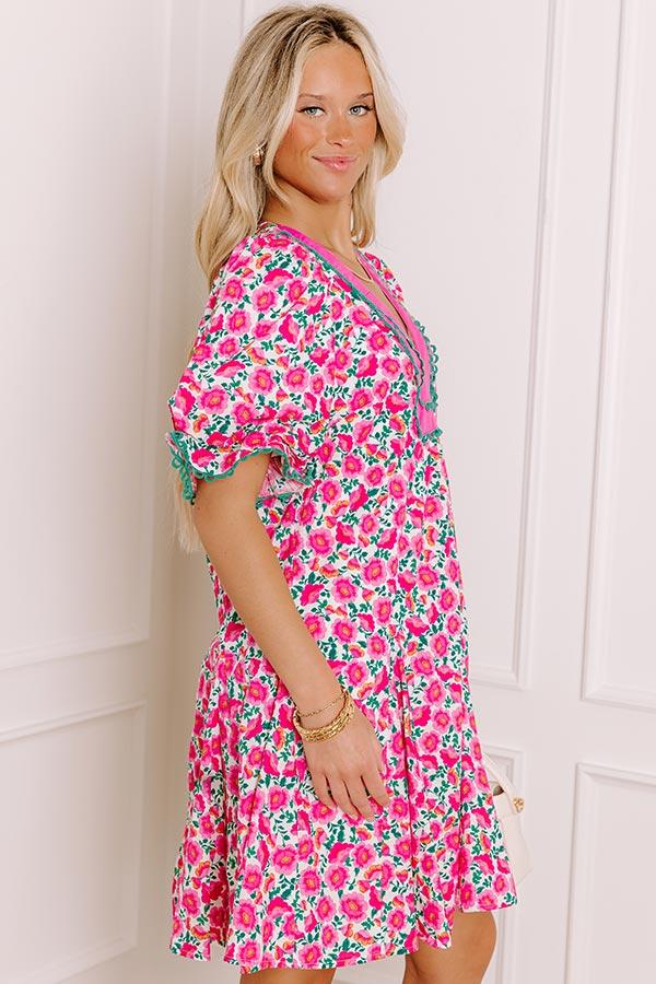 Sweet Personality Floral Mini Dress Product Image