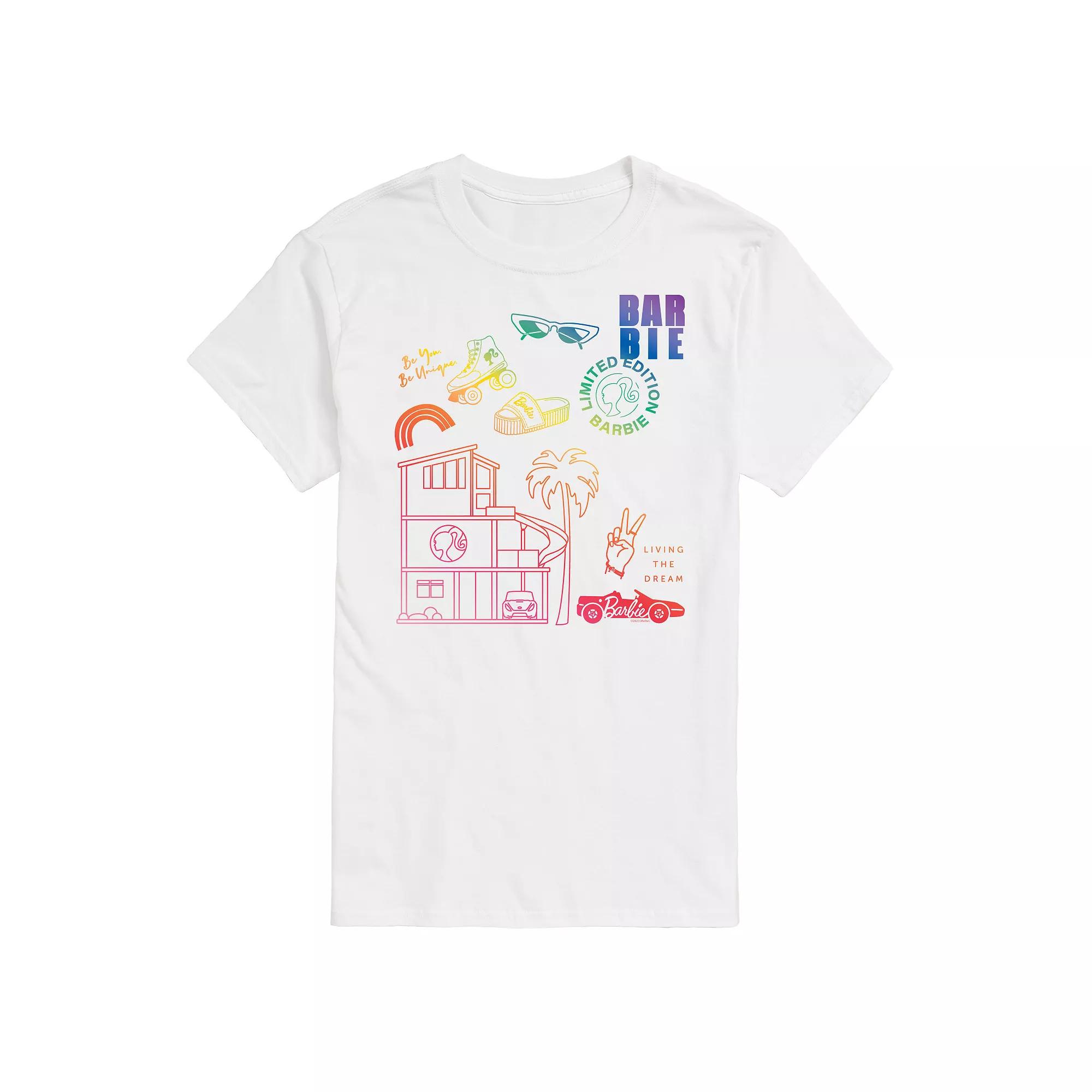 Men's Barbie Pride Icons Graphic Tee,  Product Image