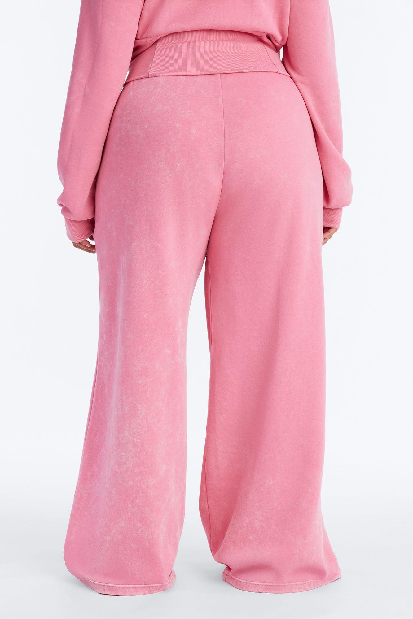 Von Dutch Washed Faded Love Pants - Pink Female Product Image