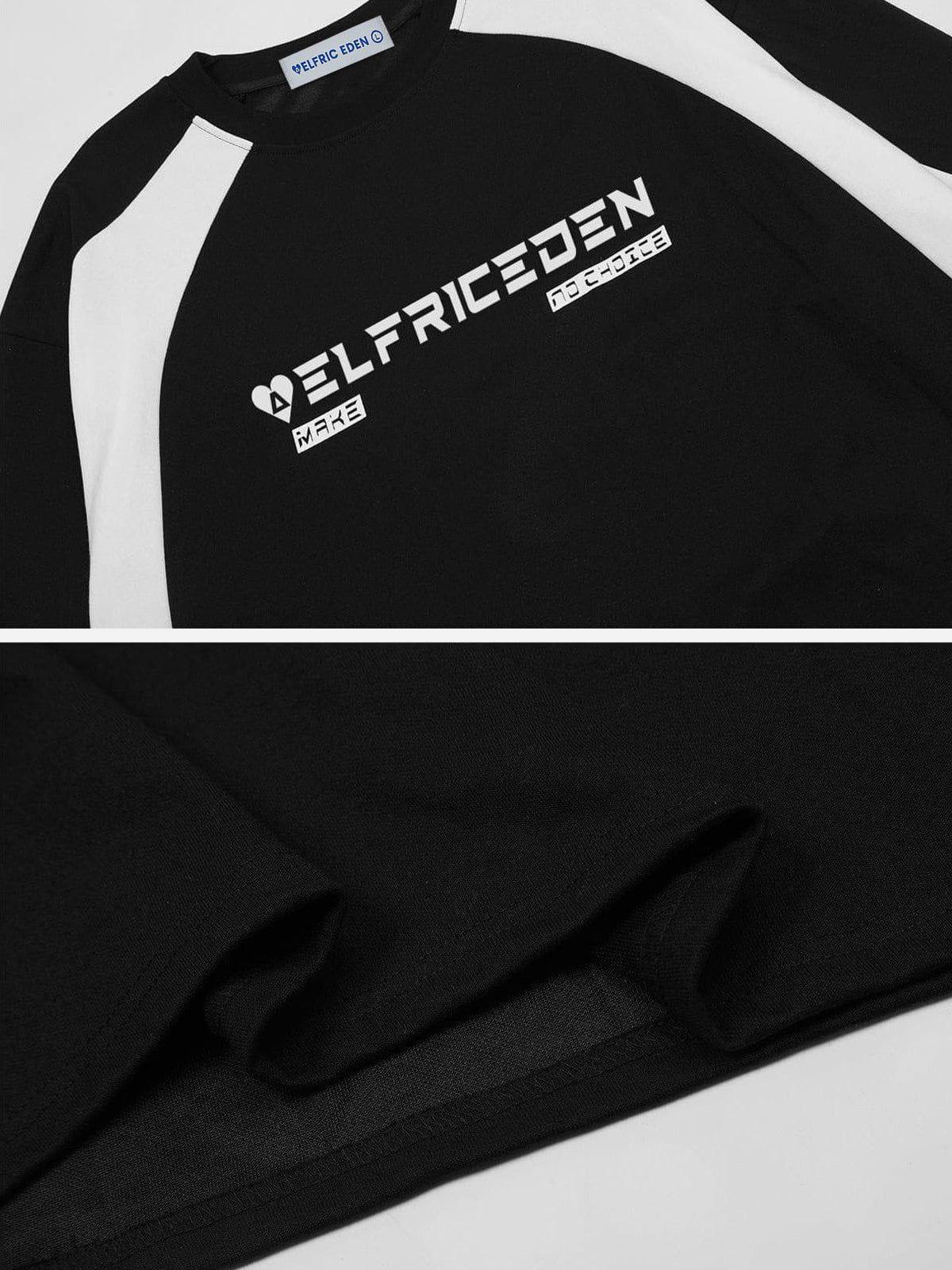 Aelfric Eden Patchwork Racing Sweatshirt Product Image