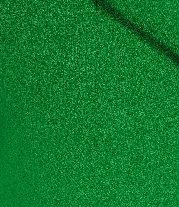 Adrianna Papell Stretch Crepe Bow One Shoulder Mermaid Gown Product Image