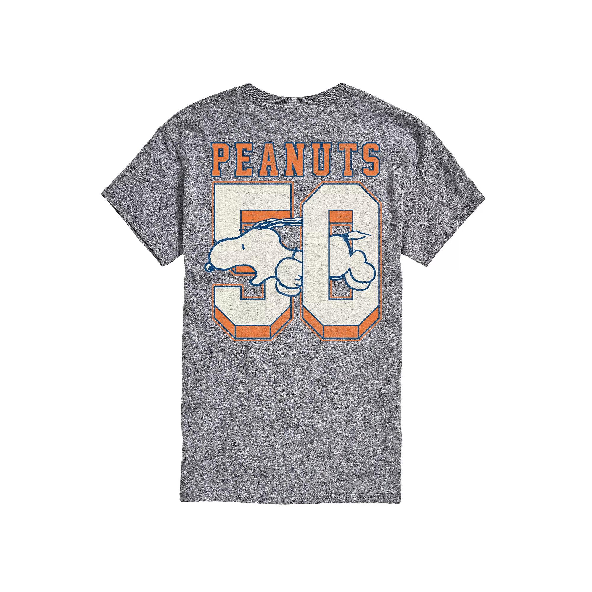 Men's Peanuts Snoopy Varsity Vintage Est. 50 Graphic Tee,  Product Image