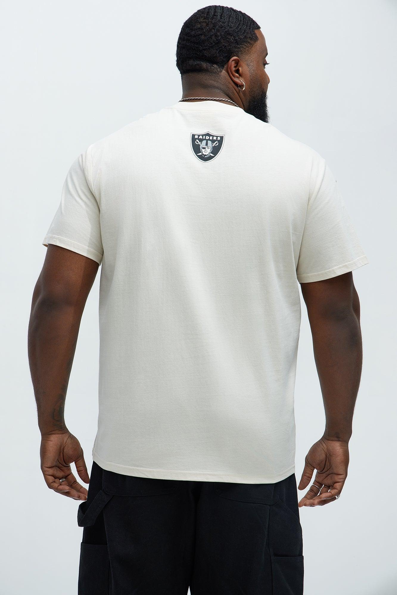 Raiders Upfront Short Sleeve Tee - White Product Image