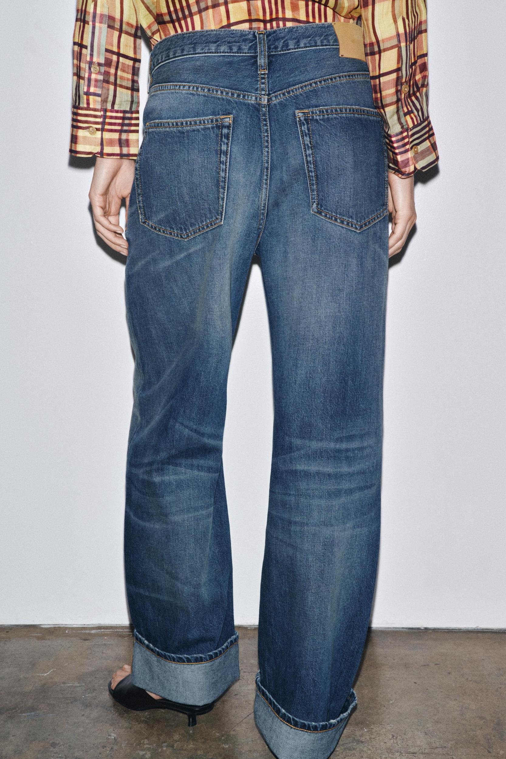 ZW COLLECTION LOW-RISE BAGGY JEANS Product Image