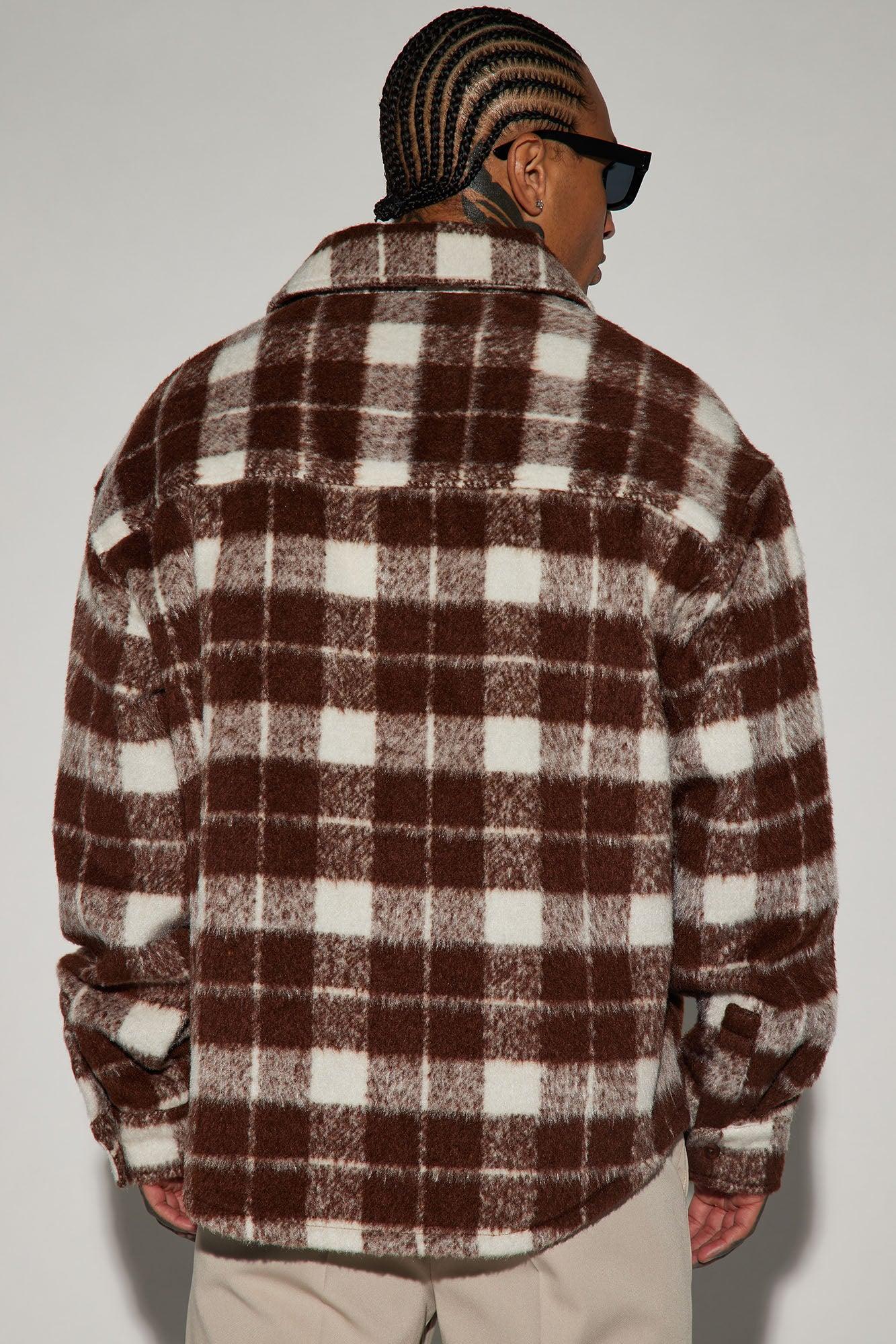 See What Happens Shacket - Brown/combo Product Image