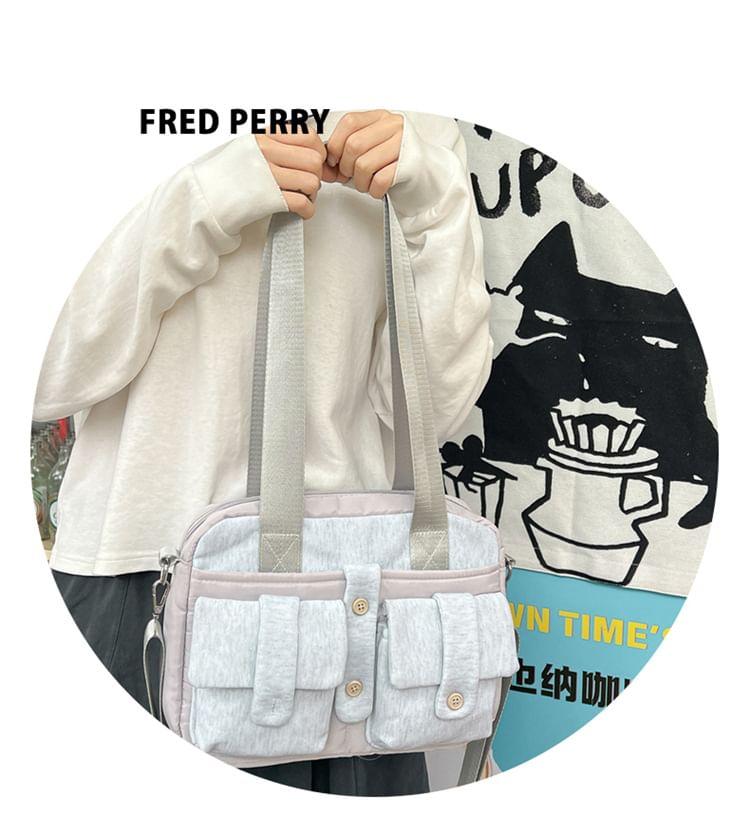 Plain Multi-Pocket Computer Bag Product Image