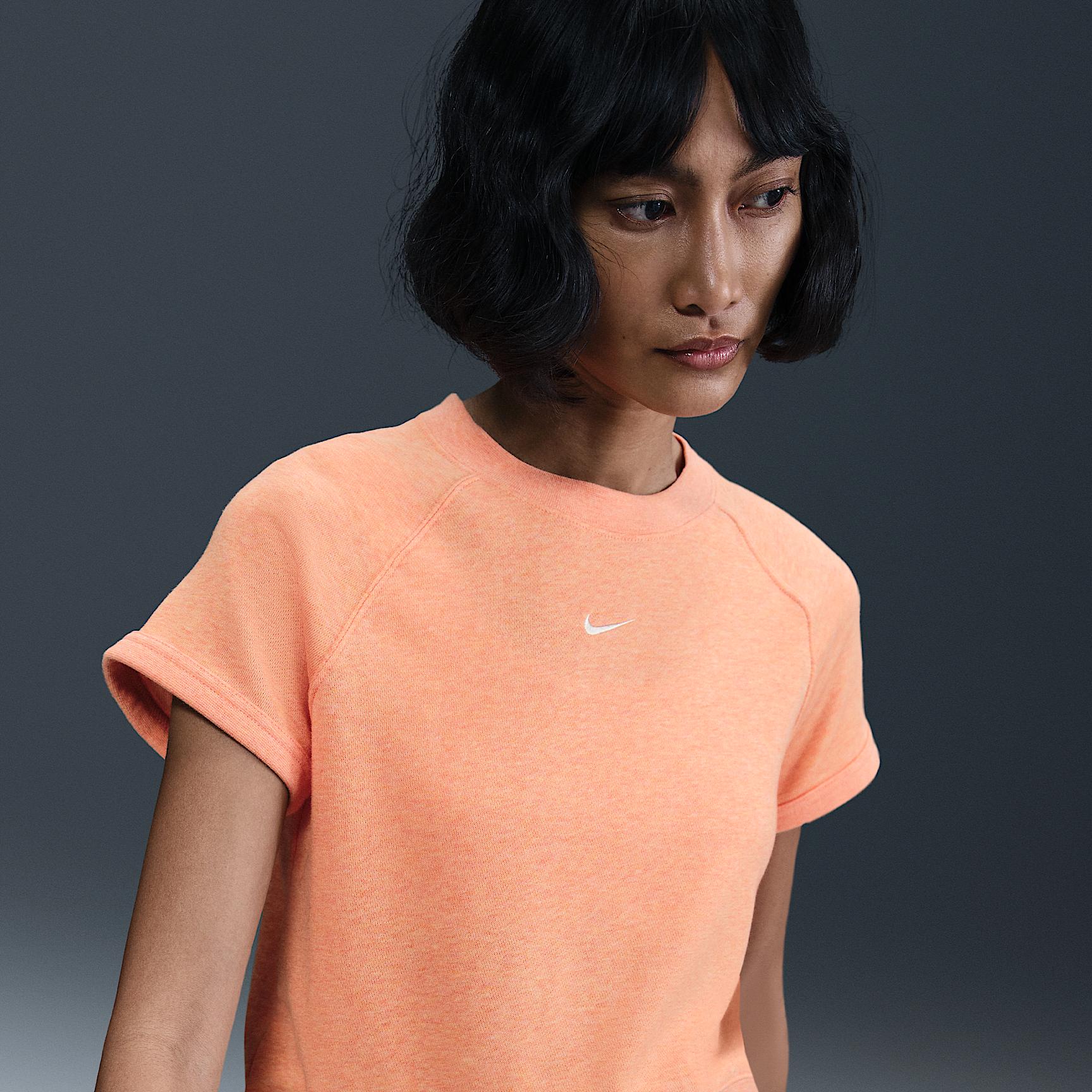 Nike Sportswear Chill Terry Women's Short-Sleeve French Terry Top Product Image