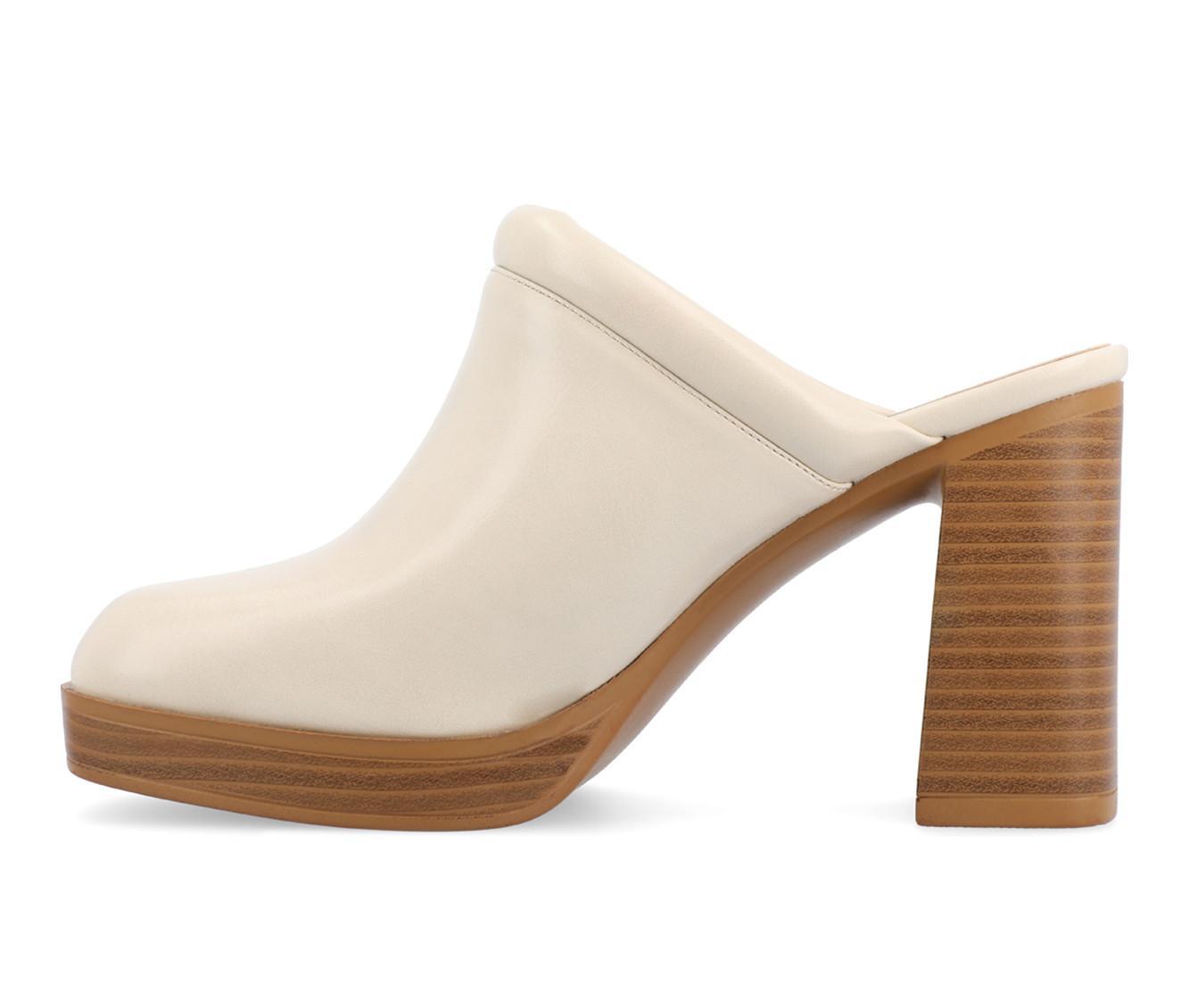 Women's Journee Collection Izara Block Heel Platform Clogs Product Image
