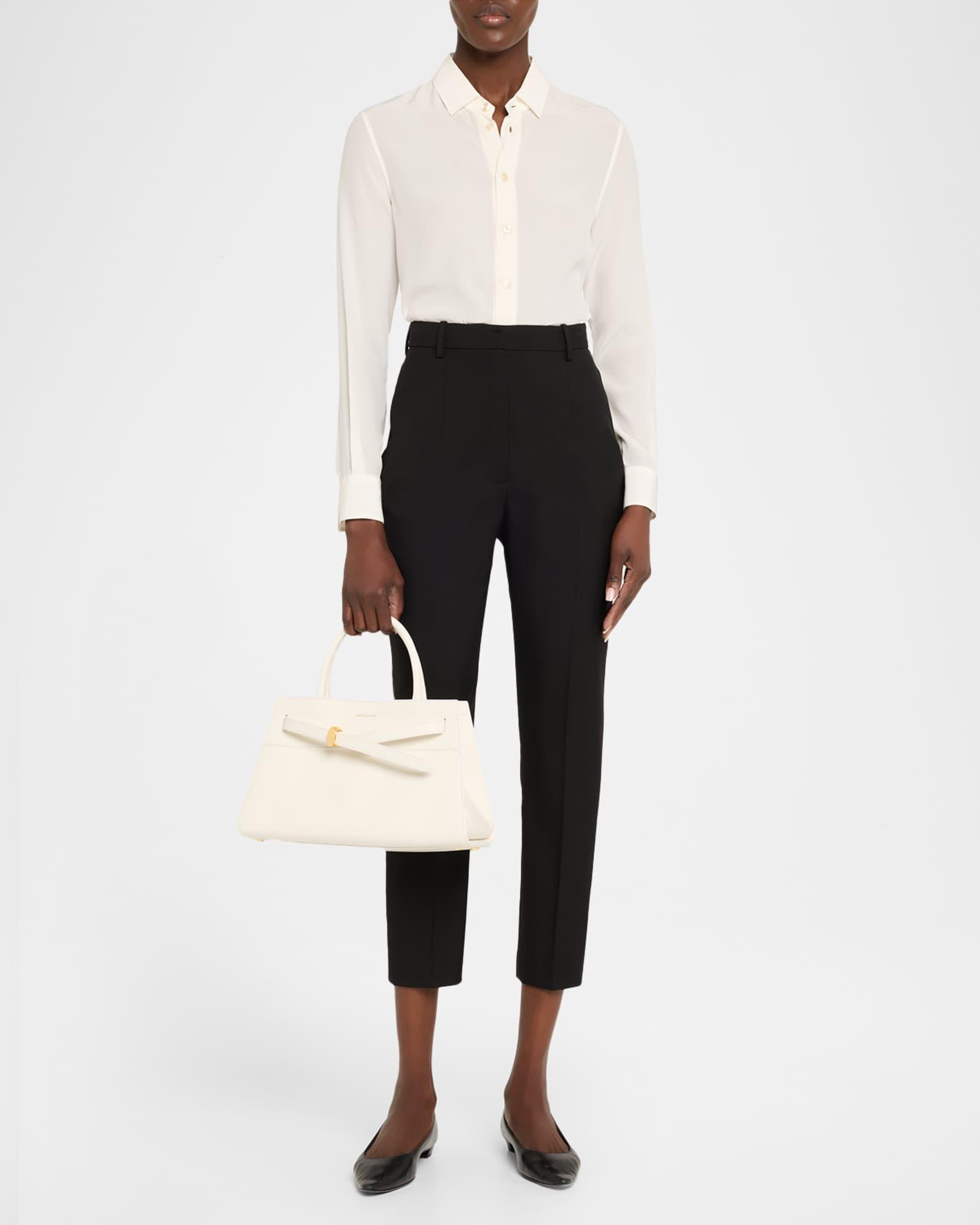 Dash Buckle Leather Crossbody Bag Product Image