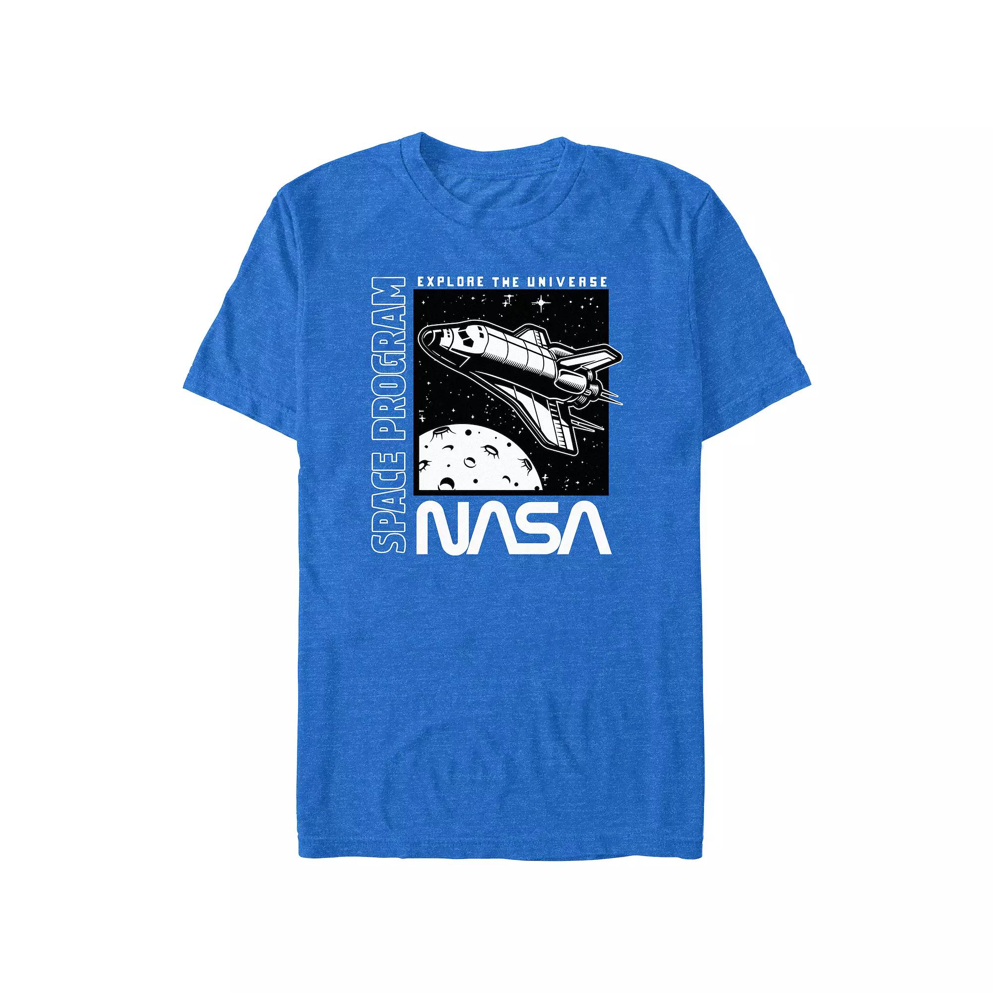 Big & Tall Nasa Space Program Graphic Tee, Men's,  Product Image
